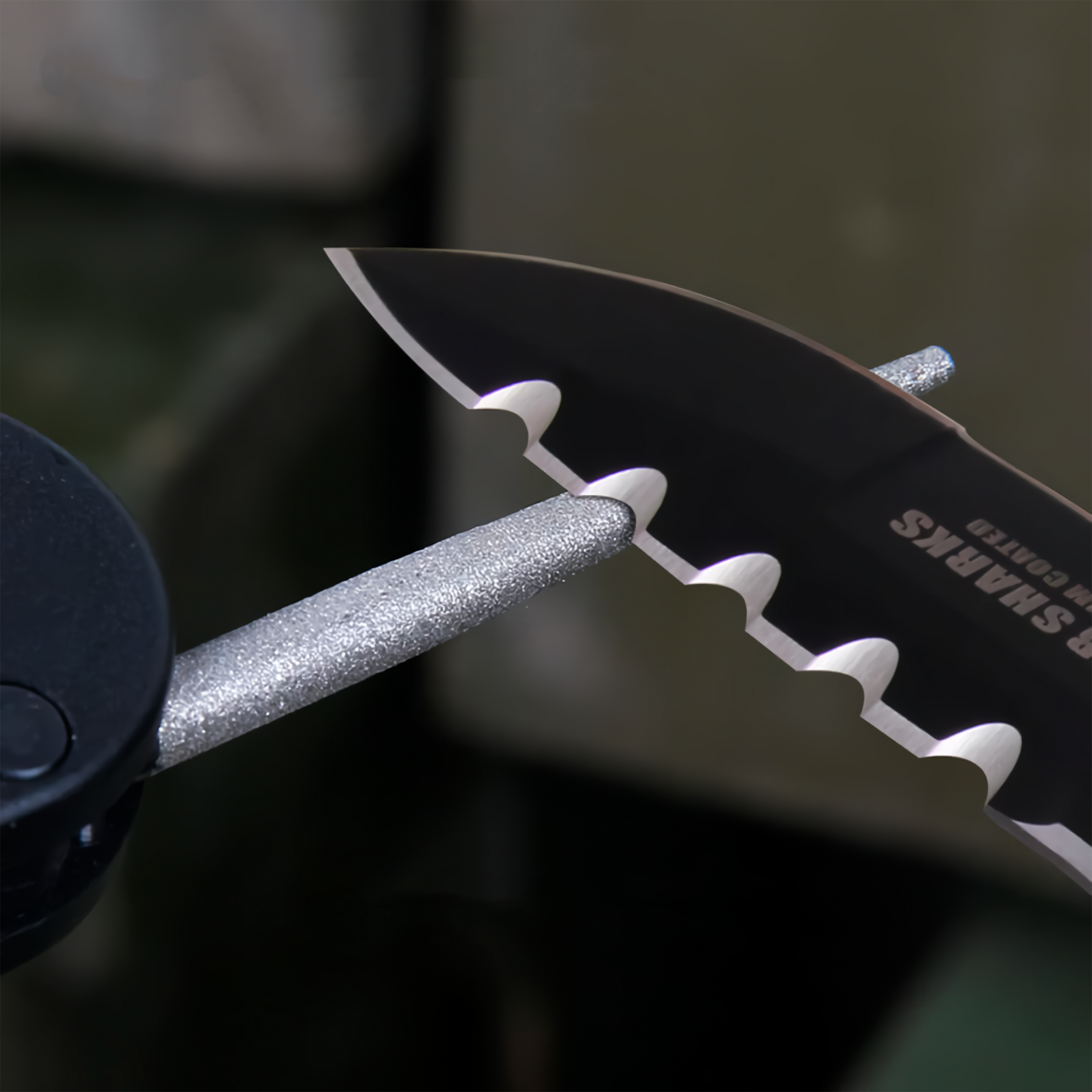 Afilador Navajas Y Cuchillos marca no especificada mini 3 en 1 con limas de tungsteno y cerámica para cocina pesca caza y uso diario AF3