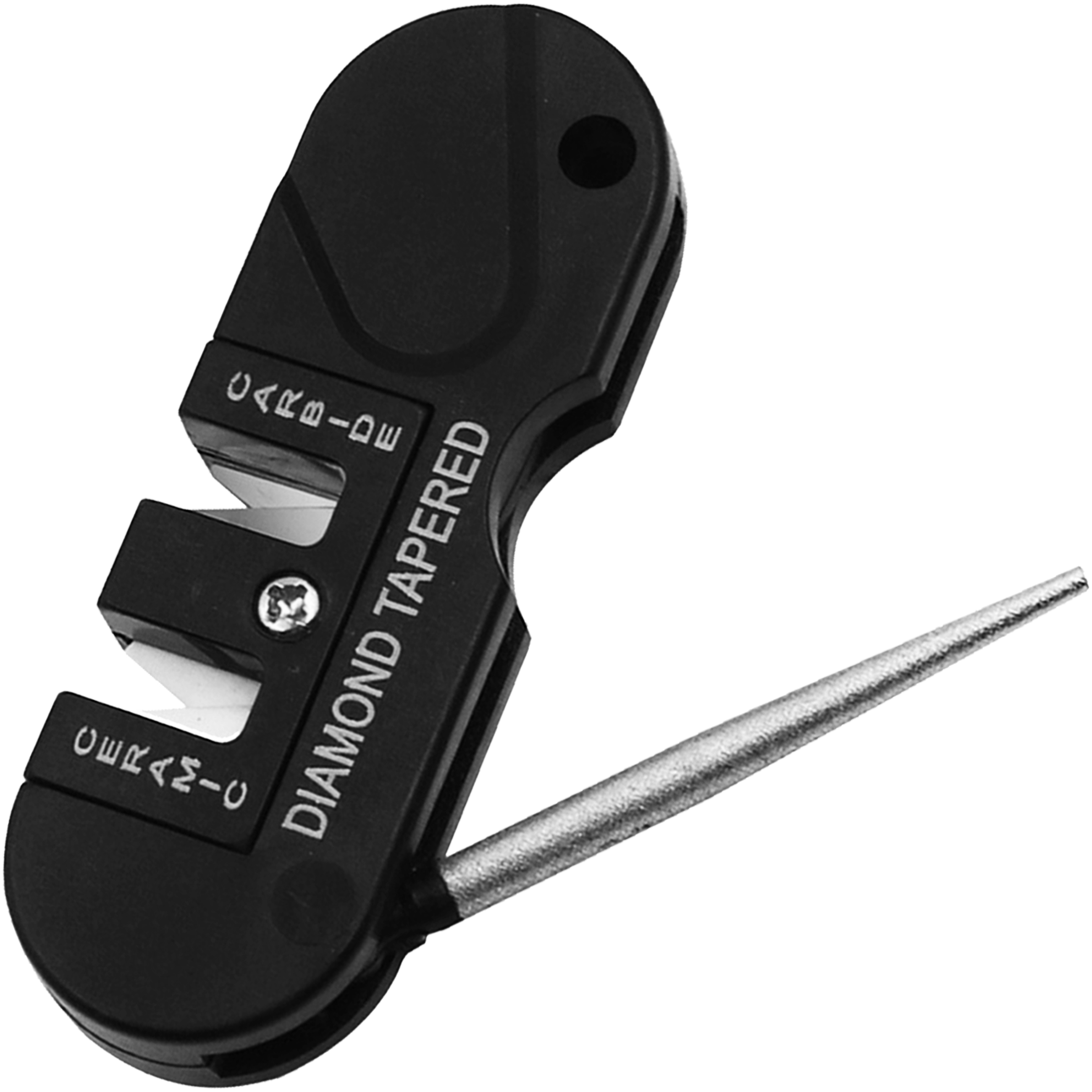 Afilador Navajas Y Cuchillos marca no especificada mini 3 en 1 con limas de tungsteno y cerámica para cocina pesca caza y uso diario AF3