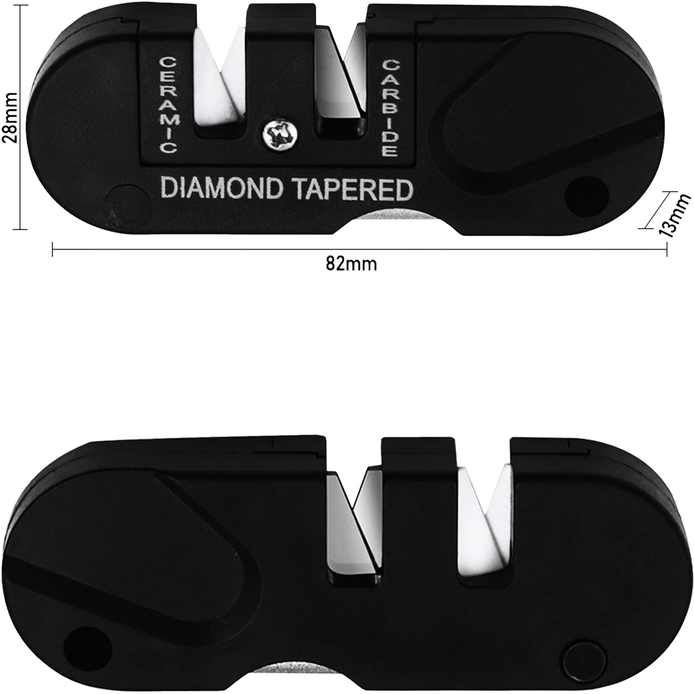 Afilador Navajas Y Cuchillos marca no especificada mini 3 en 1 con limas de tungsteno y cerámica para cocina pesca caza y uso diario AF3