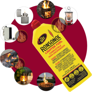 Combustible Ronsonol Zippo 148 ml para encendedores de mecha marca Zippo y Ronsonol encendido rápido fuego limpio poco olor lata metálica premium Made in USA MRO-99061-C24