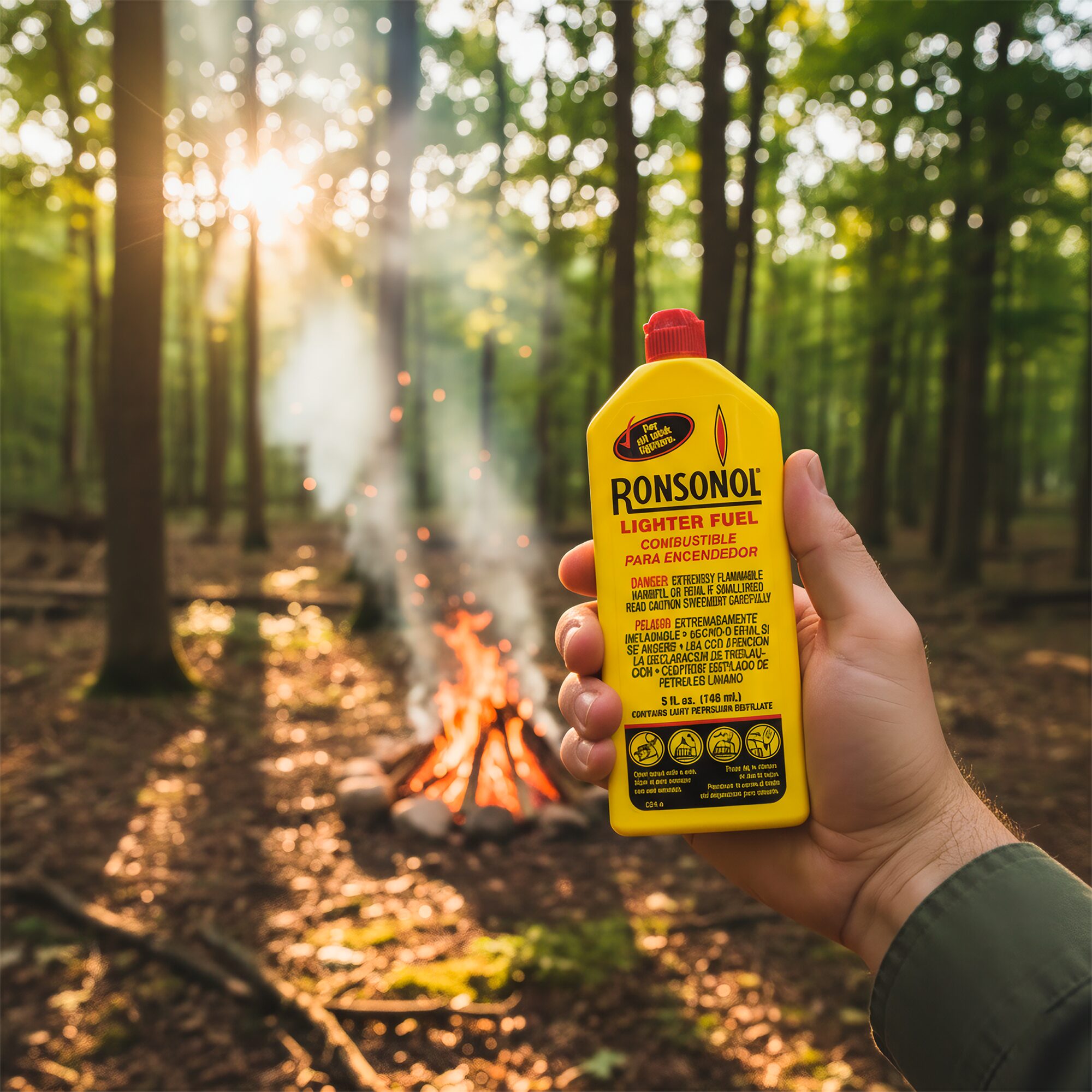 Combustible Ronsonol Zippo 148 ml para encendedores de mecha marca Zippo y Ronsonol encendido rápido fuego limpio poco olor lata metálica premium Made in USA MRO-99061-C24