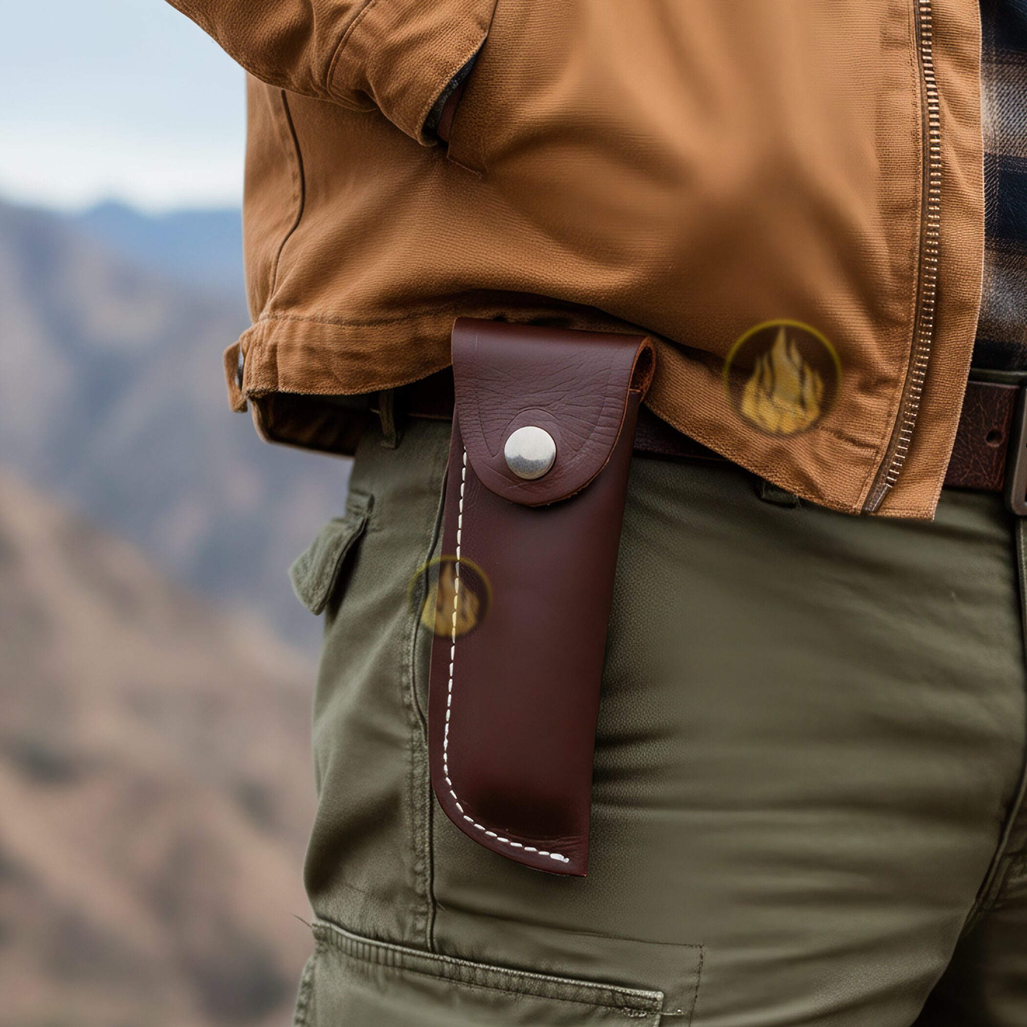 Cuchillo Navaja Mariposa Ninhja Verde Acero Premium + Funda - Imagen 8