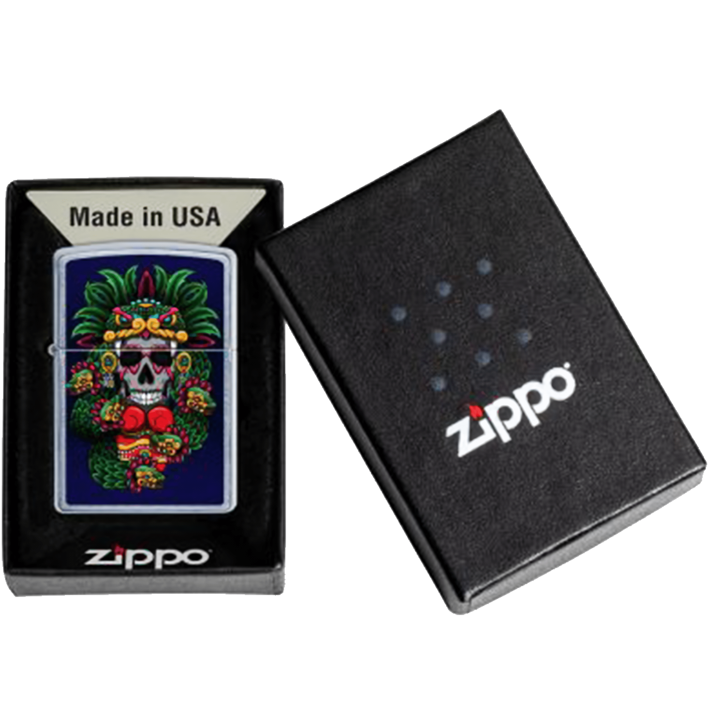 Encendedor Zippo Creadora de Estrellas Diseña Tu México modelo MZ207-MEX24 marca Zippo, diseño original a prueba de viento, fabricado en USA con caja ecológica.