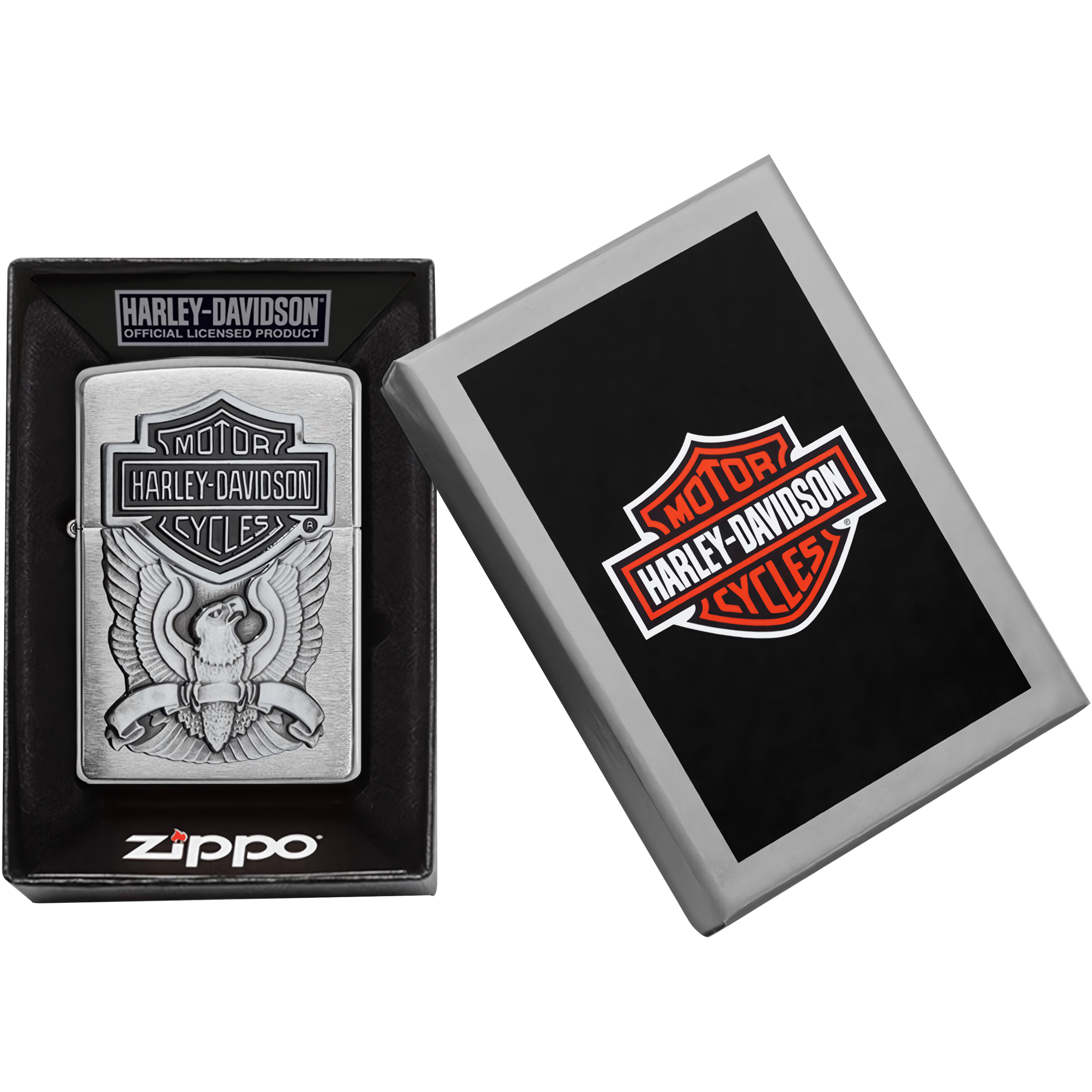 Encendedor Zippo Harley Davidson Cromado Edición Especial - Imagen 12
