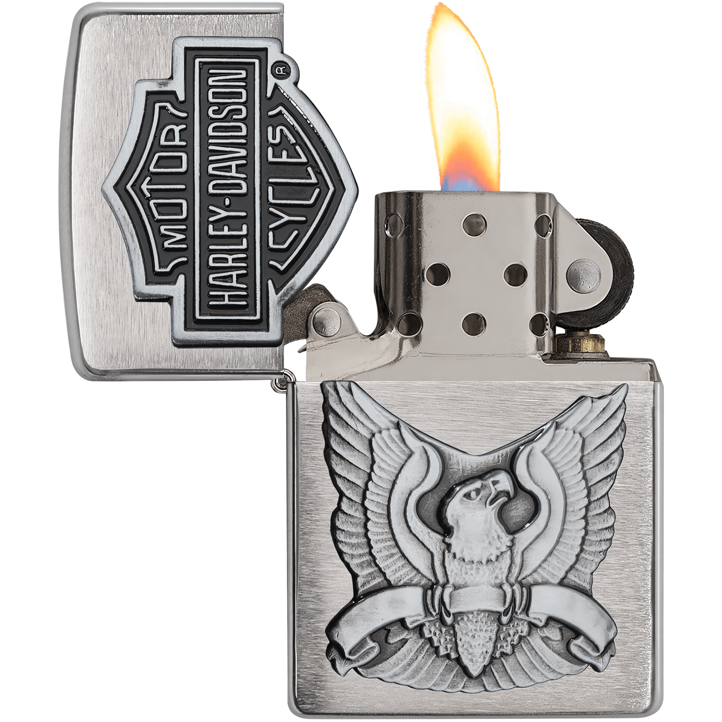 Encendedor Zippo Harley Davidson Cromado Edición Especial - Imagen 4