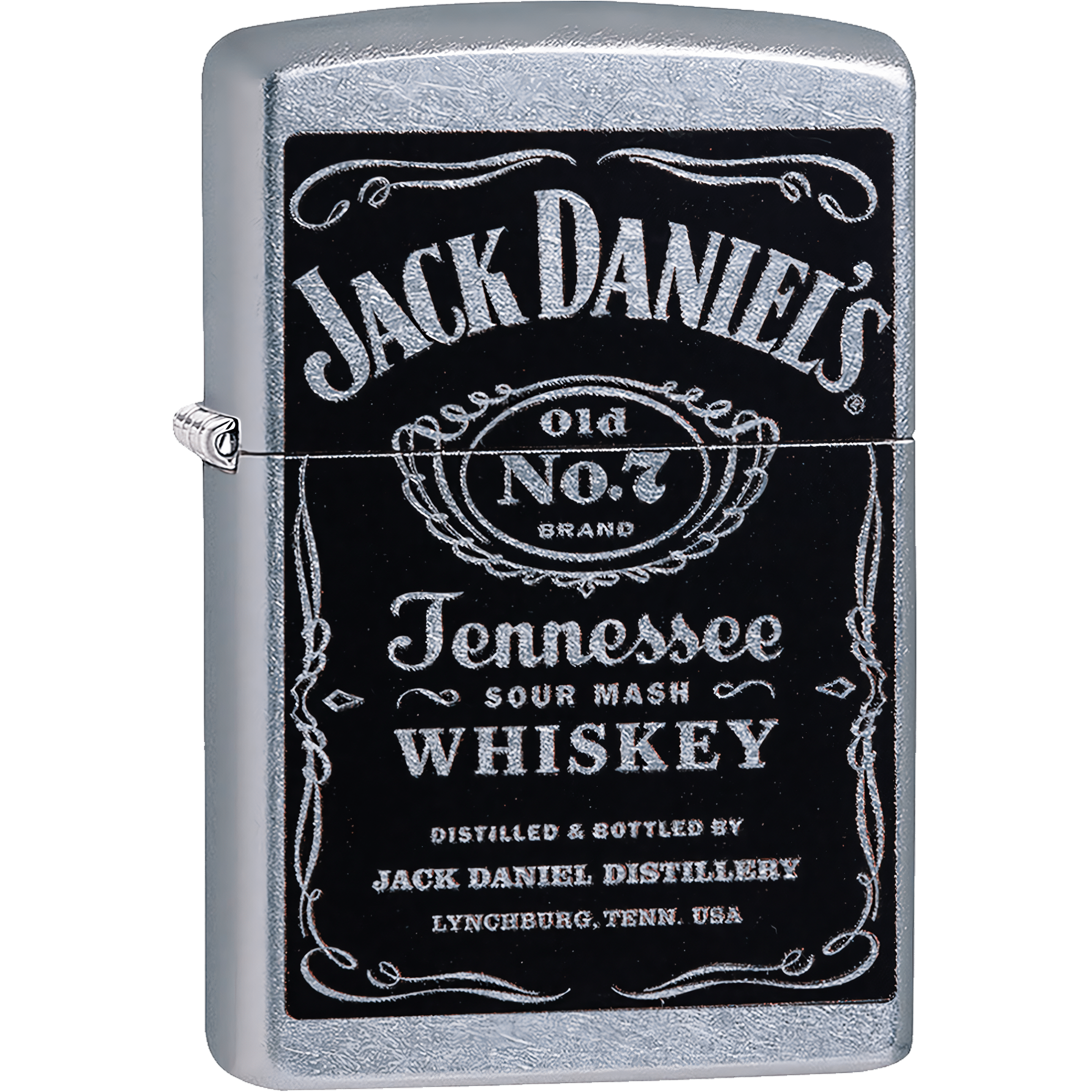 Encendedor Zippo Jack Daniels edición especial modelo MZ24779-09 original Made in USA con diseño a prueba de viento.