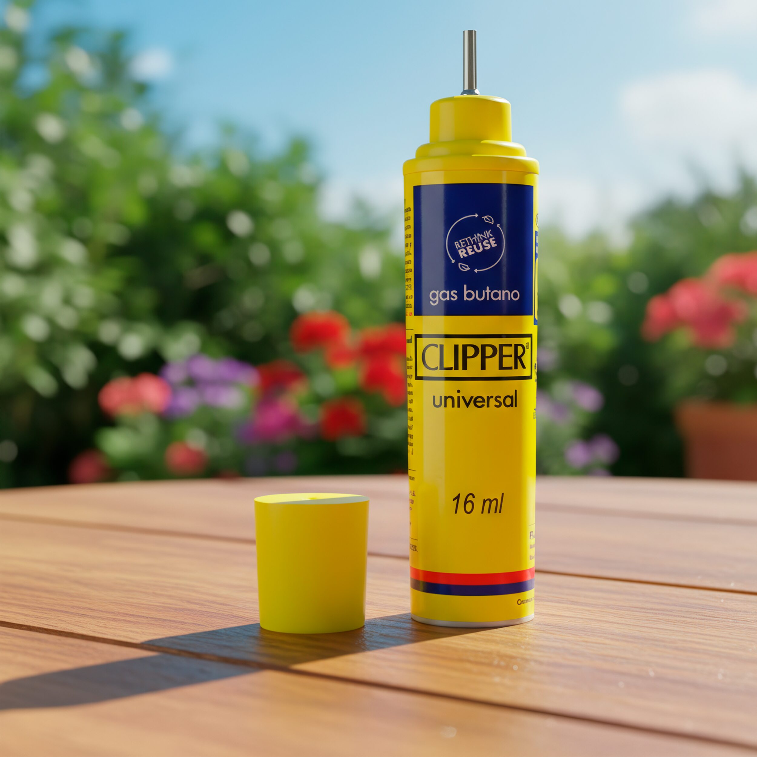 Gas Butano Clipper Premium Para Recargar Encendedores paquete 3 piezas de 16 ml marca Clipper, compatible con encendedores Clipper, Zippo y modelos de butano. GSBT1612