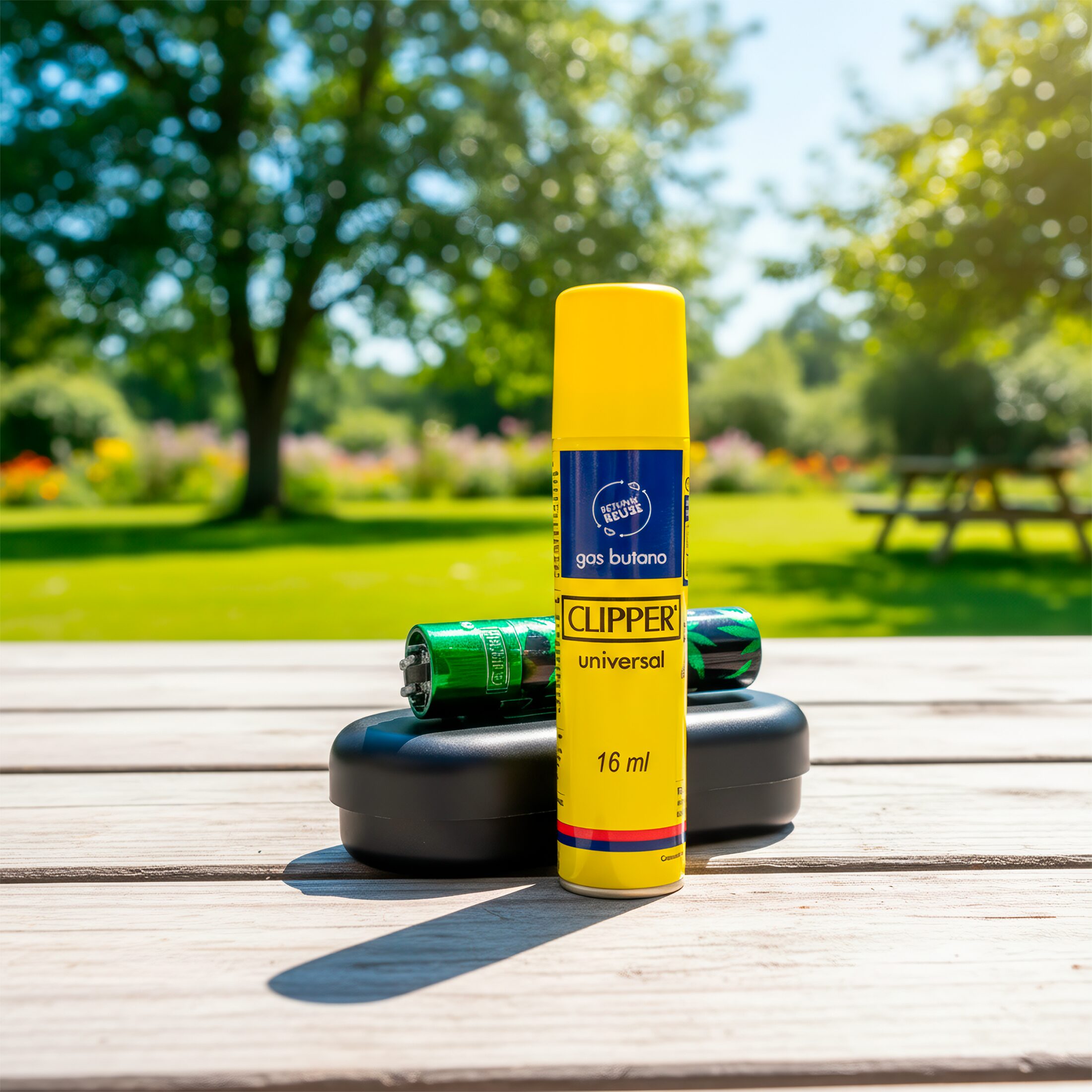 Gas Butano Clipper Premium Para Recargar Encendedores paquete 3 piezas de 16 ml marca Clipper, compatible con encendedores Clipper, Zippo y modelos de butano. GSBT1612
