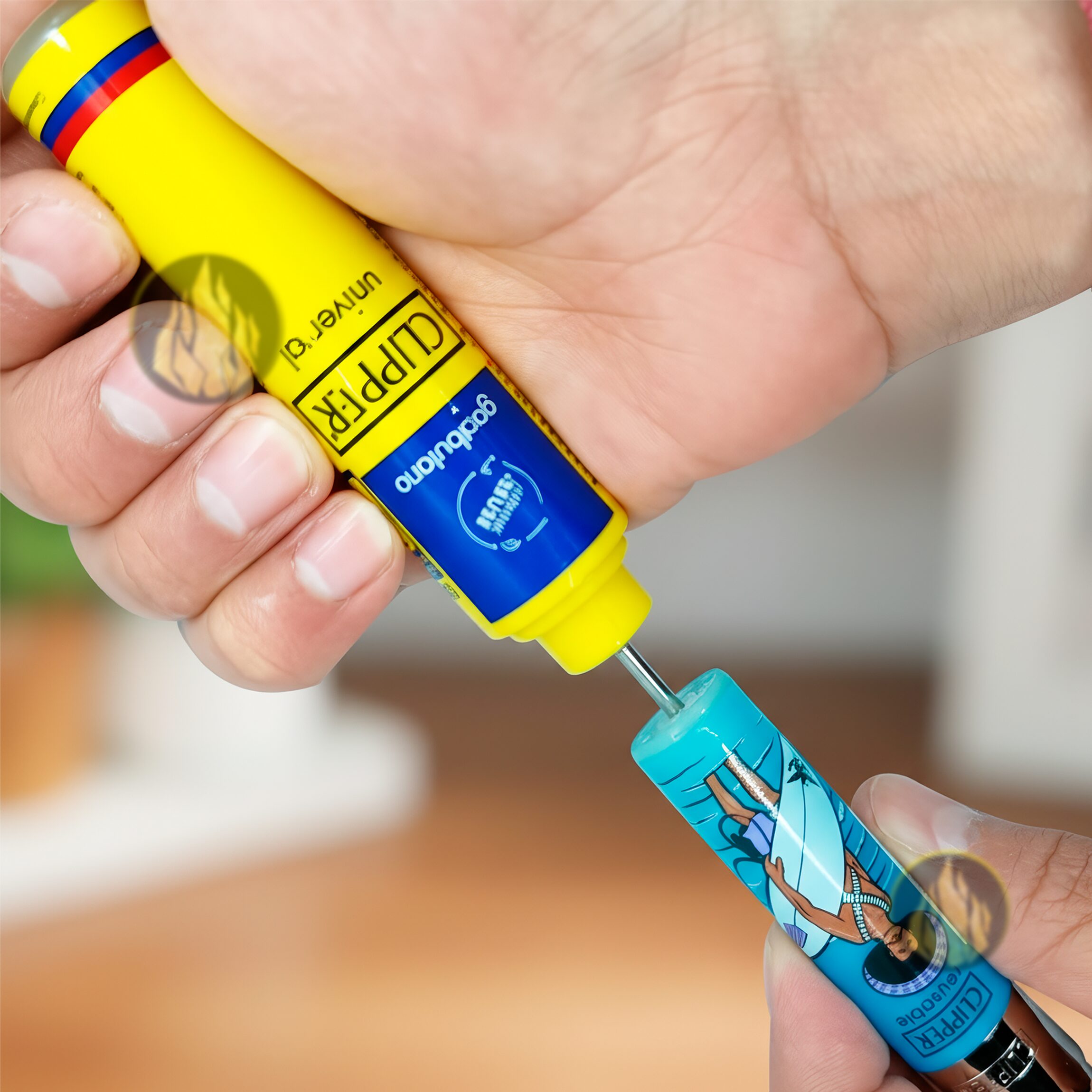 Gas Butano Clipper Premium Para Recargar Encendedores paquete 3 piezas de 16 ml marca Clipper, compatible con encendedores Clipper, Zippo y modelos de butano. GSBT1612