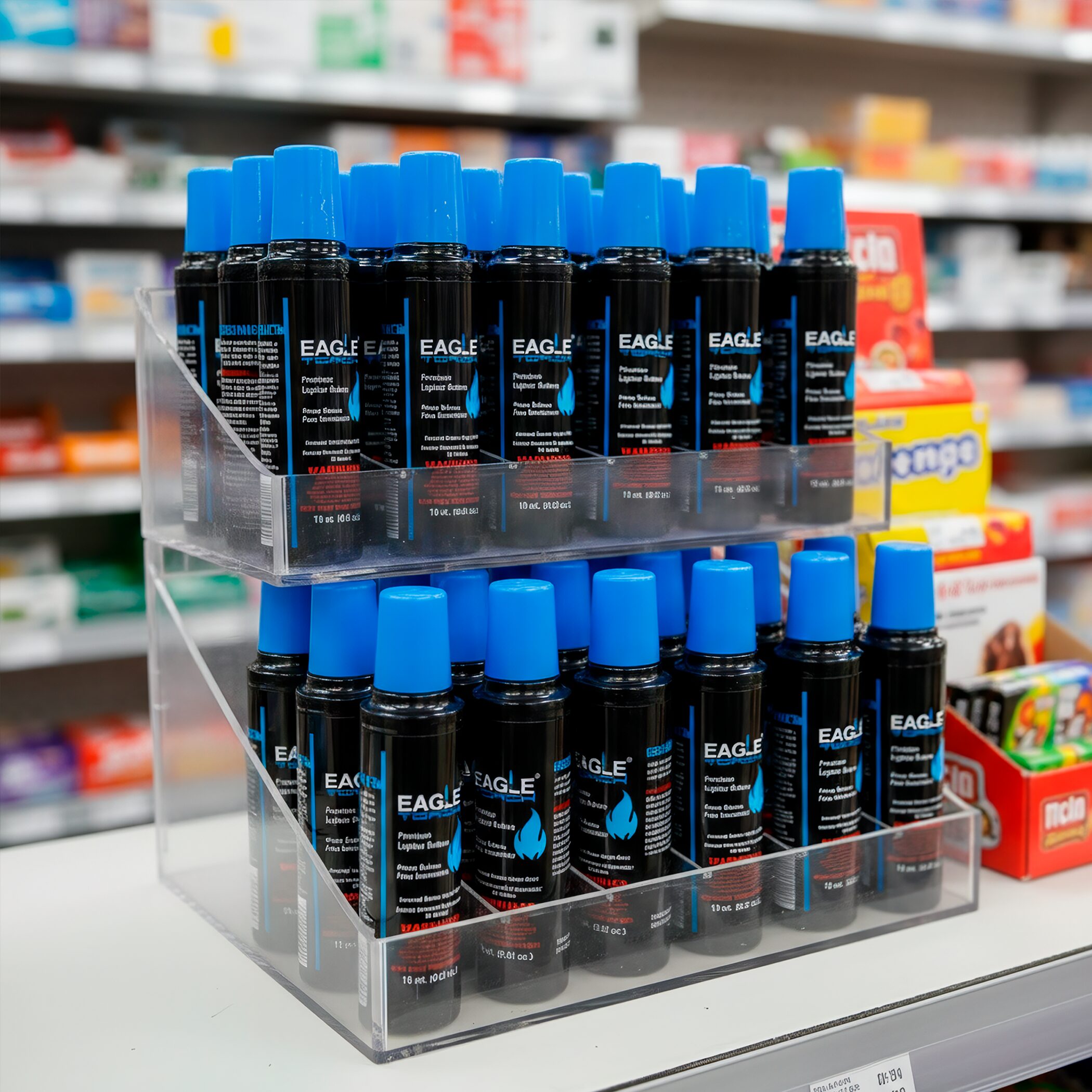 Gas Butano Premium 18 ml marca Eagle Torch para recargar encendedores Clipper y Zippo, lata portátil para encendedor de butano uso diario. OLI-G01