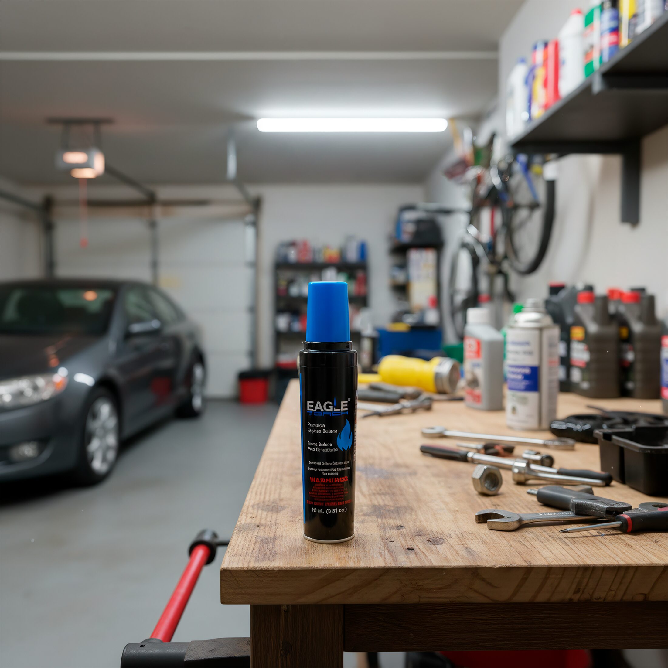 Gas Butano Premium 18 ml marca Eagle Torch para recargar encendedores Clipper y Zippo, lata portátil para encendedor de butano uso diario. OLI-G01