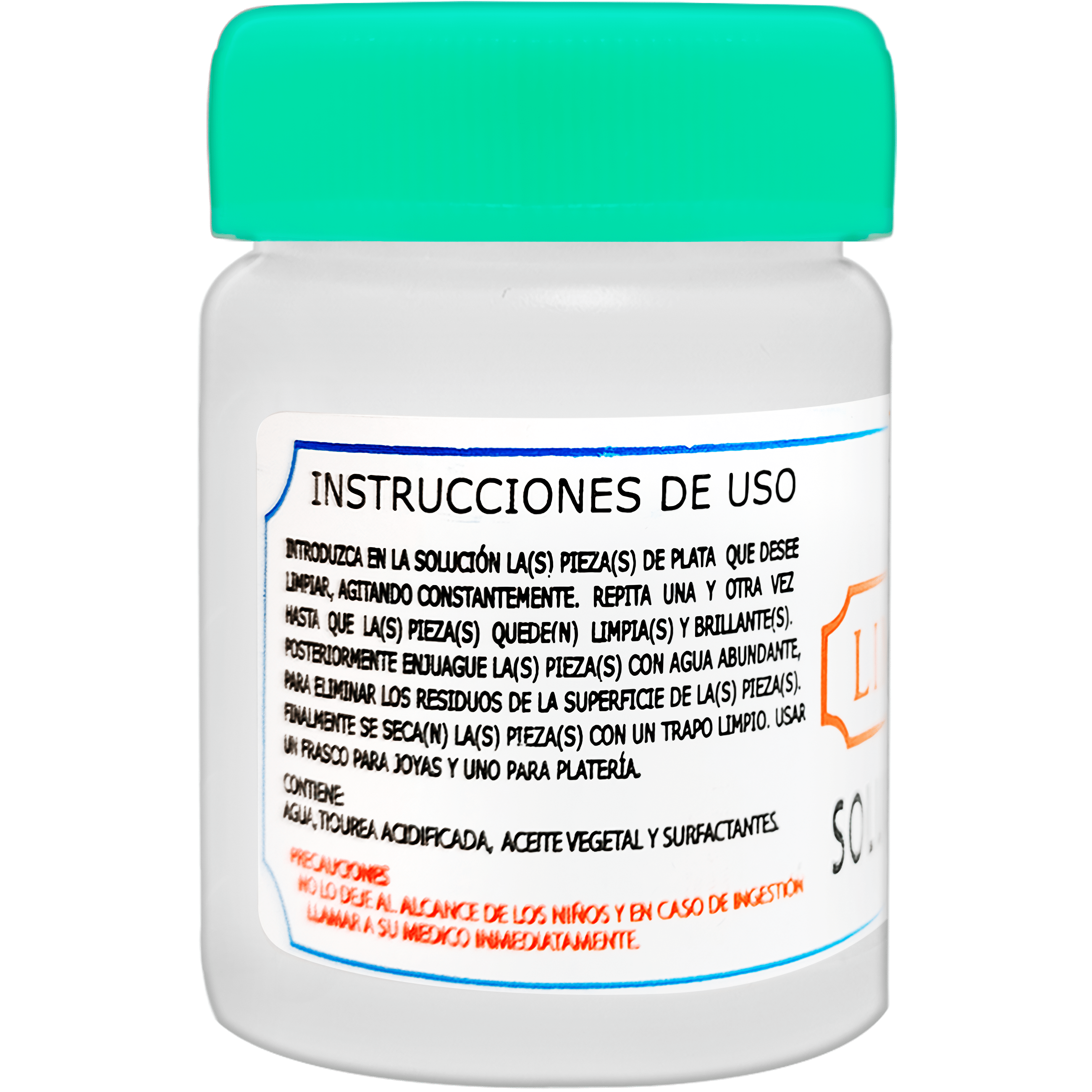 Líquido Limpiador Limpiasteg 130 Para Plata 240 ml solución instantánea para limpiar joyería de plata marca Limpiasteg. 2647