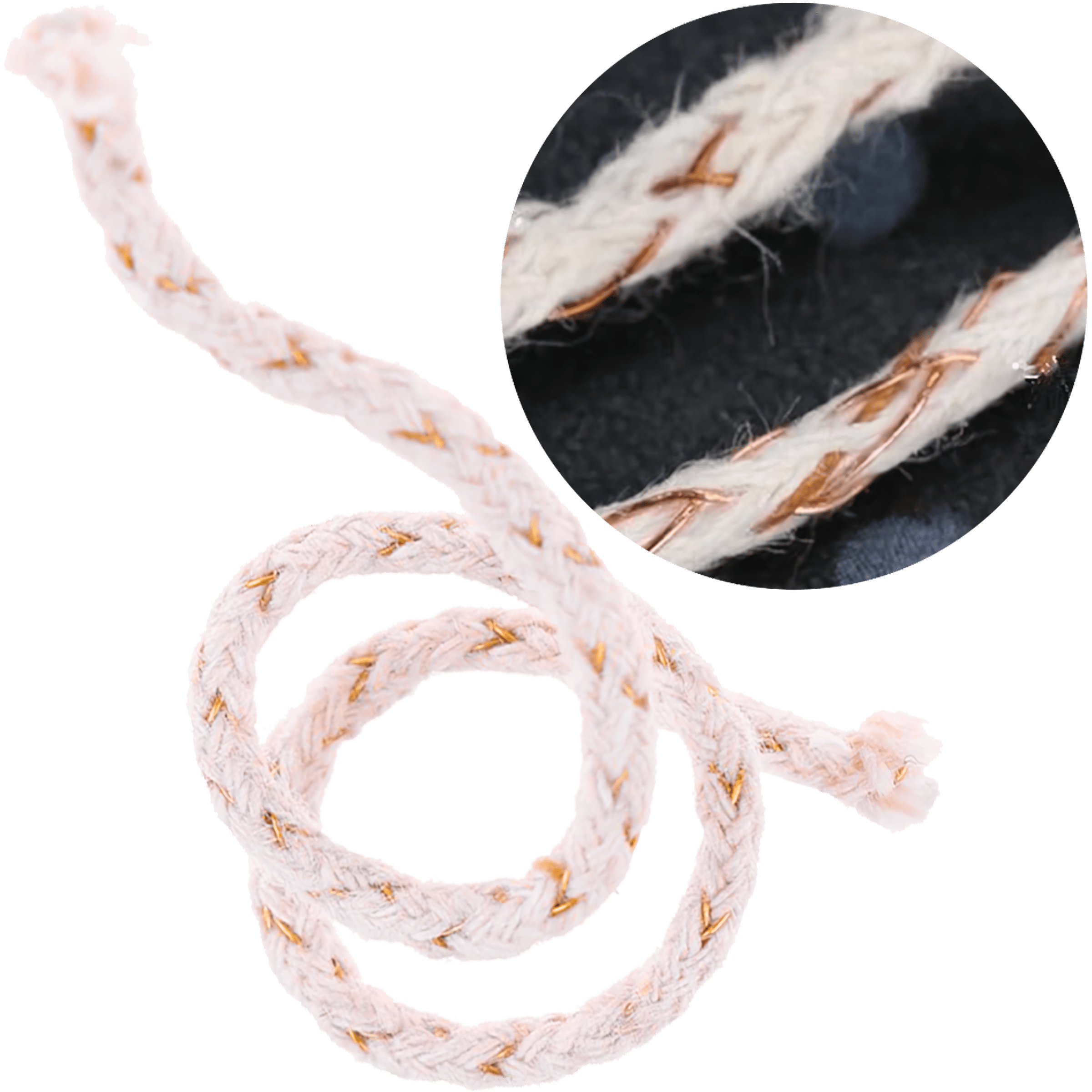 Mecha para Encendedor de Algodon marca genérica compatible con Zippo, repuesto de 11 cm con cuerda de algodón y alambre de cobre, paquete de 5 piezas para mechero. RDM5PZ