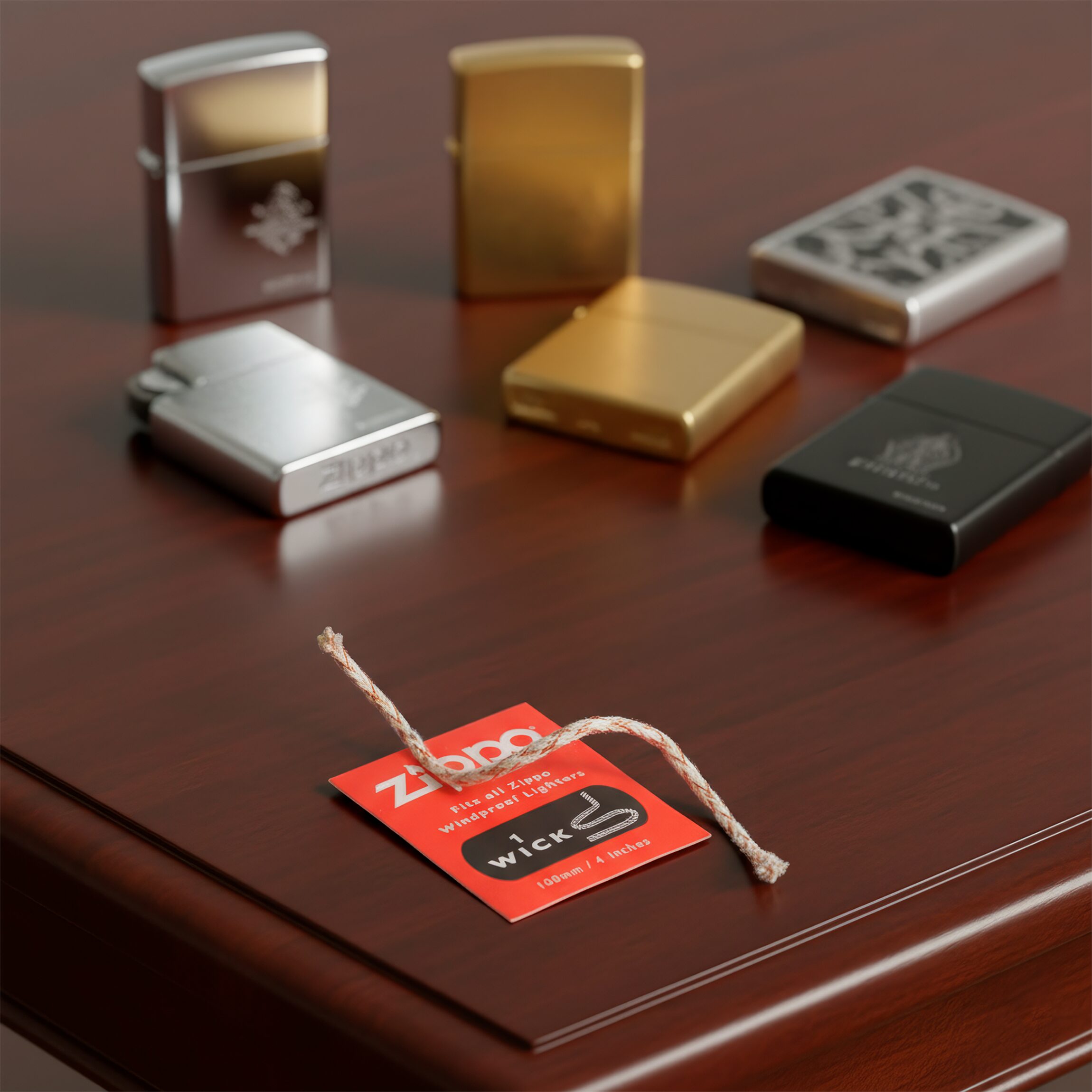 Mecha Encendedor Zippo original de algodón con alambre de cobre, repuesto oficial fabricado en Estados Unidos. MZ2425