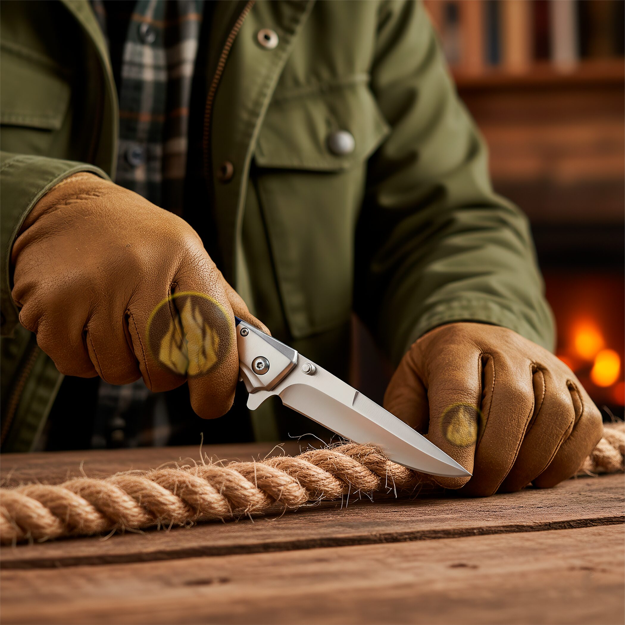 Navaja Automatica marca Razor Tactical con mango cachas de perla y madera, hoja de acero inoxidable 440 de 8.5 cm, estilo táctico de caza y supervivencia. RT 7087BL