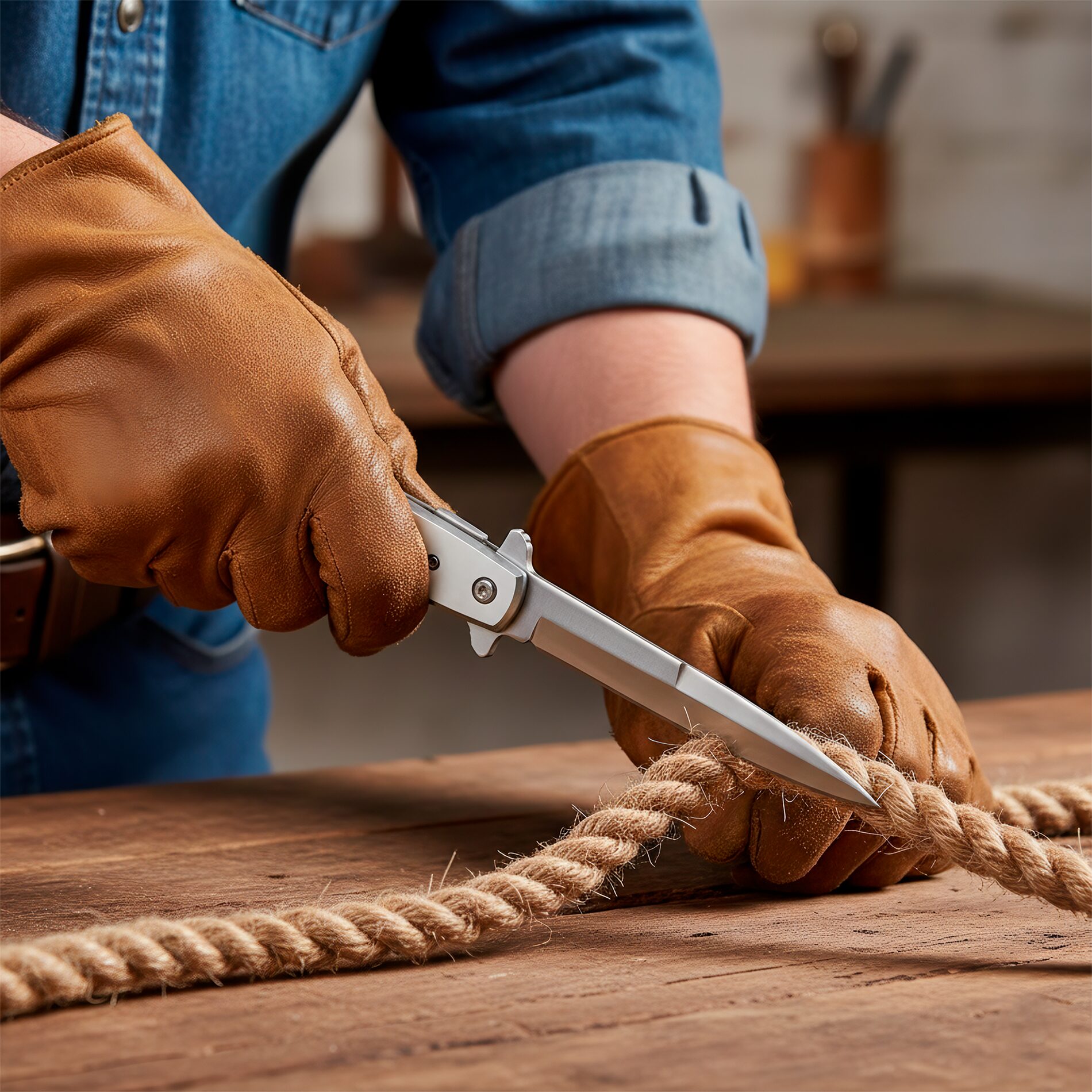 Navaja Stiletto Automática italiana con mango de madera y hoja lisa de acero inoxidable 440, diseño táctico clásico marca Razor Tactical con apertura automática y seguro anti cierre. RT 7033PE