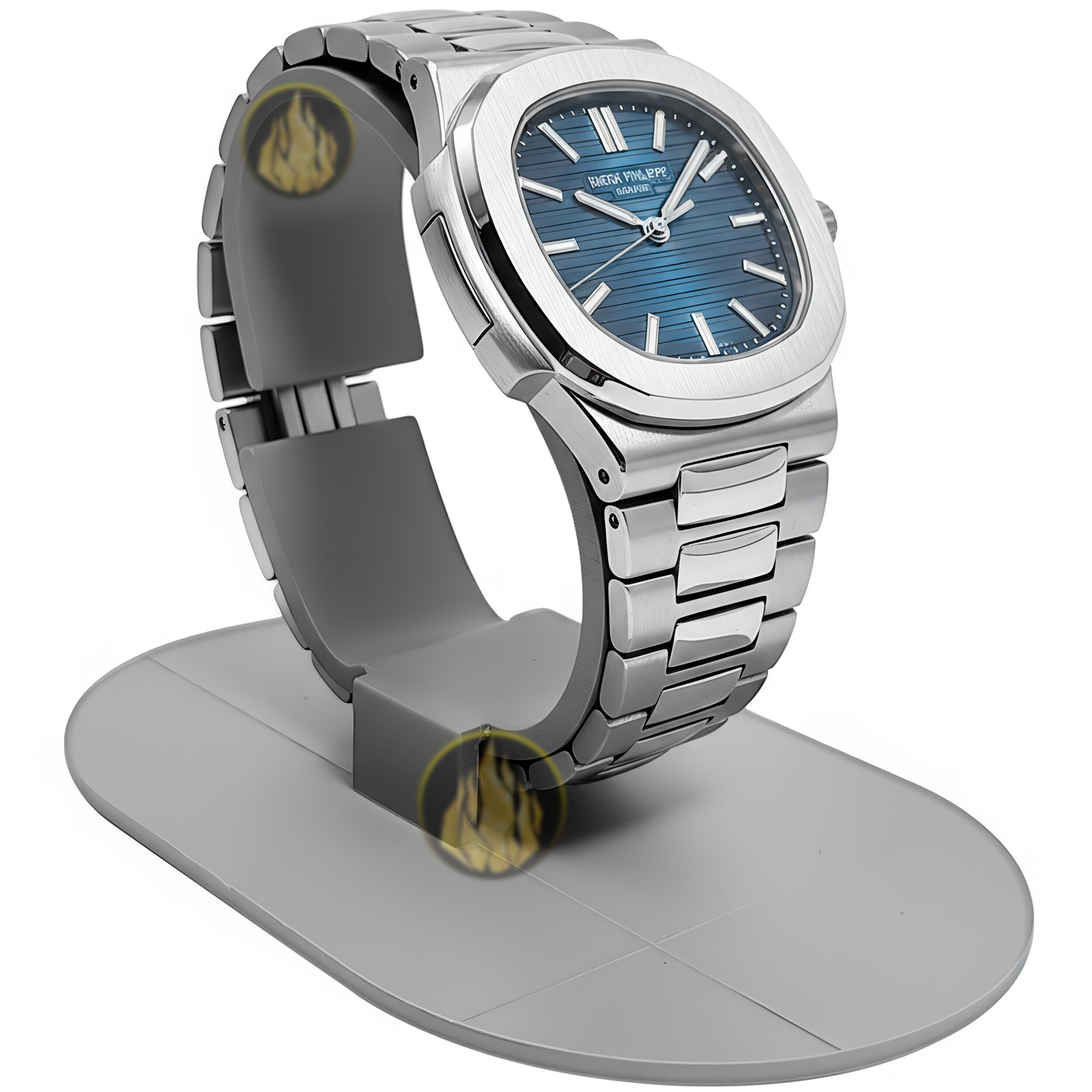 Paq 10 Exhibidor De Reloj Soporte Plastico Porta Reloj color gris, soporte plástico resistente para exhibición de relojes 5387