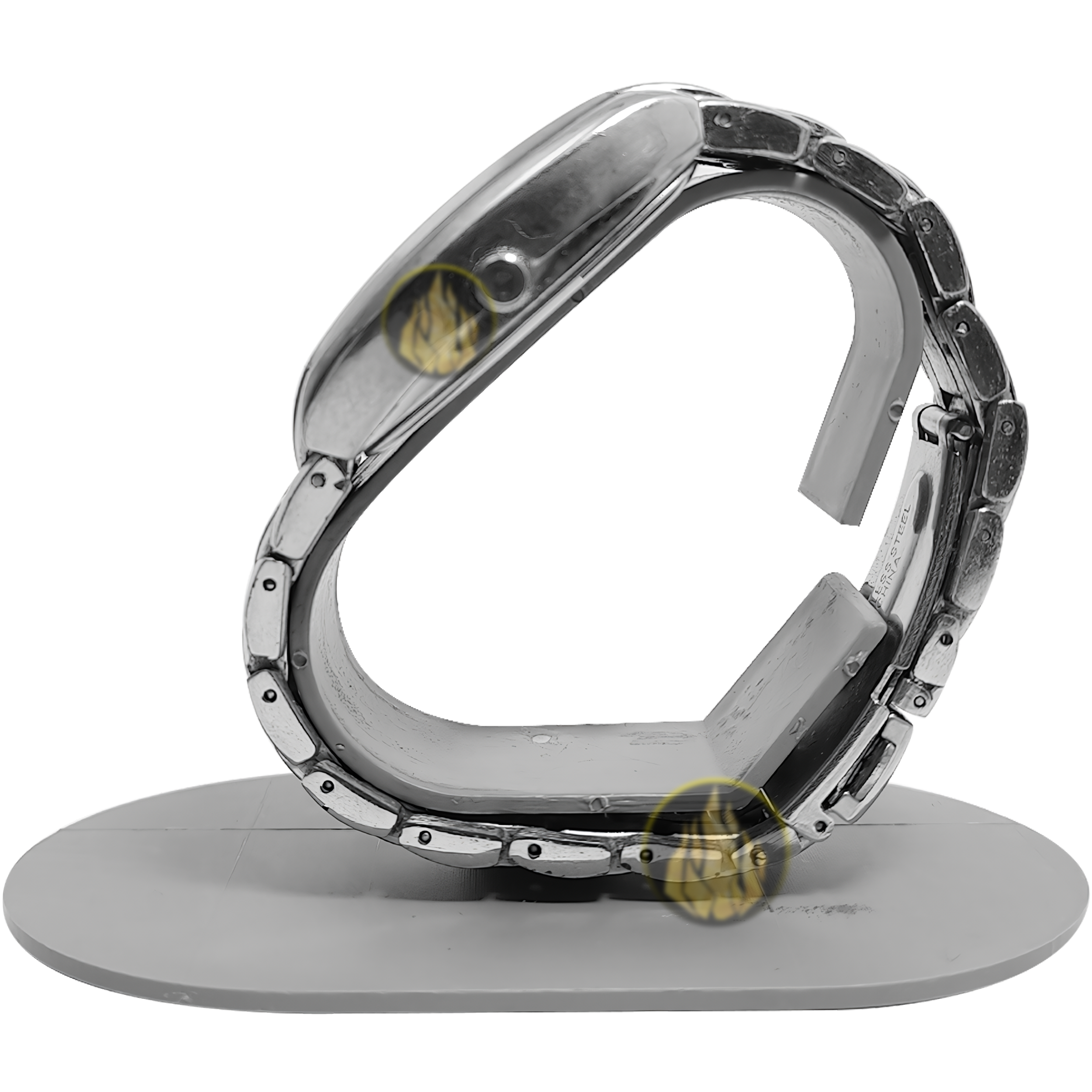 Paq 10 Exhibidor De Reloj Soporte Plastico Porta Reloj color gris, soporte plástico resistente para exhibición de relojes 5387