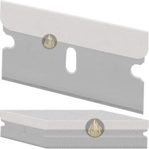 Paq 100 Navaja Industrial de repuesto marca Lion Tools modelo 0339, fabricada en acero inoxidable con un filo raspado de alta precisión y espesor 0.23 mm.