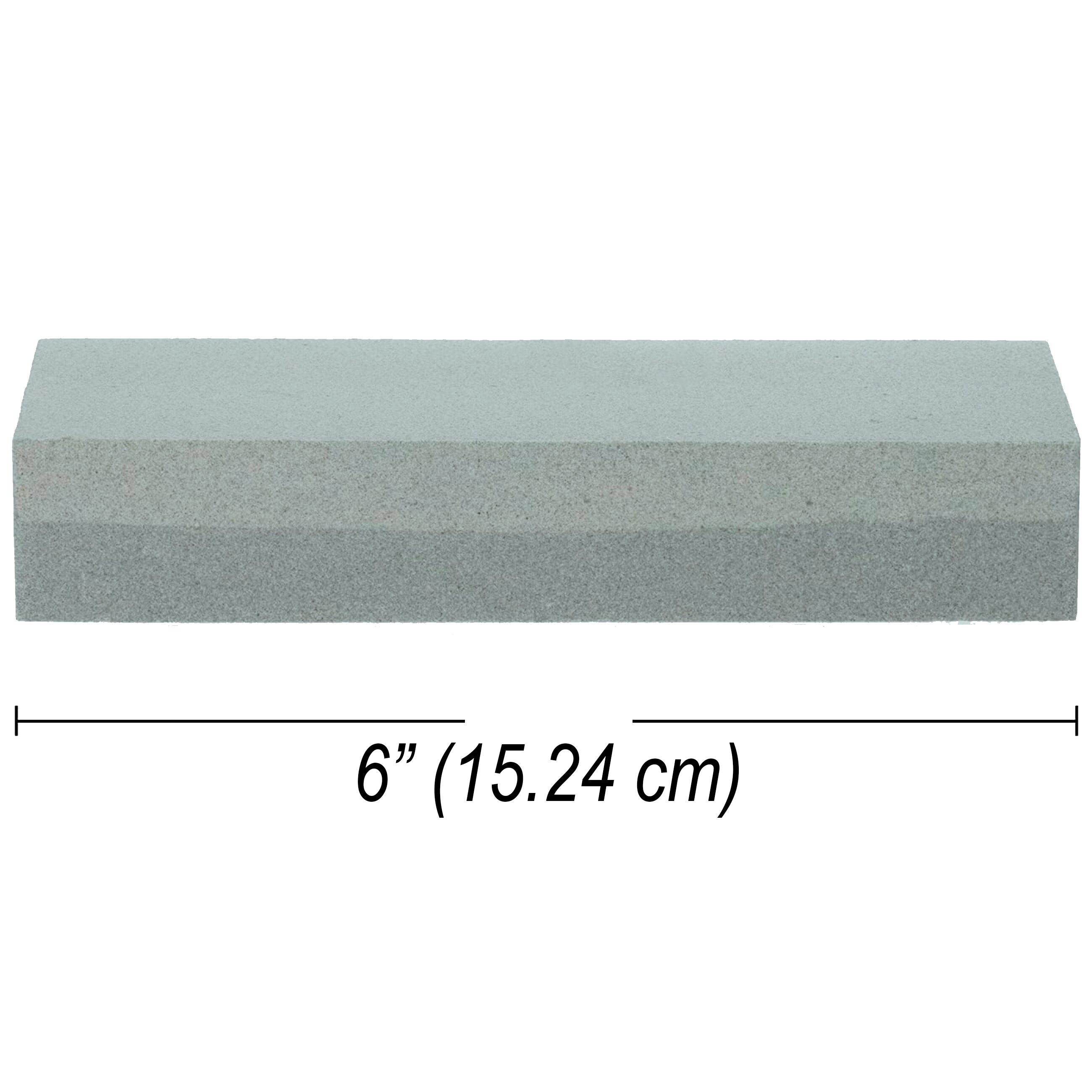 Piedra afiladora de óxido de aluminio para cuchillos y navajas marca Lion Tools, piedra rectangular doble grano para afilado y asentado de filo profesional 5290