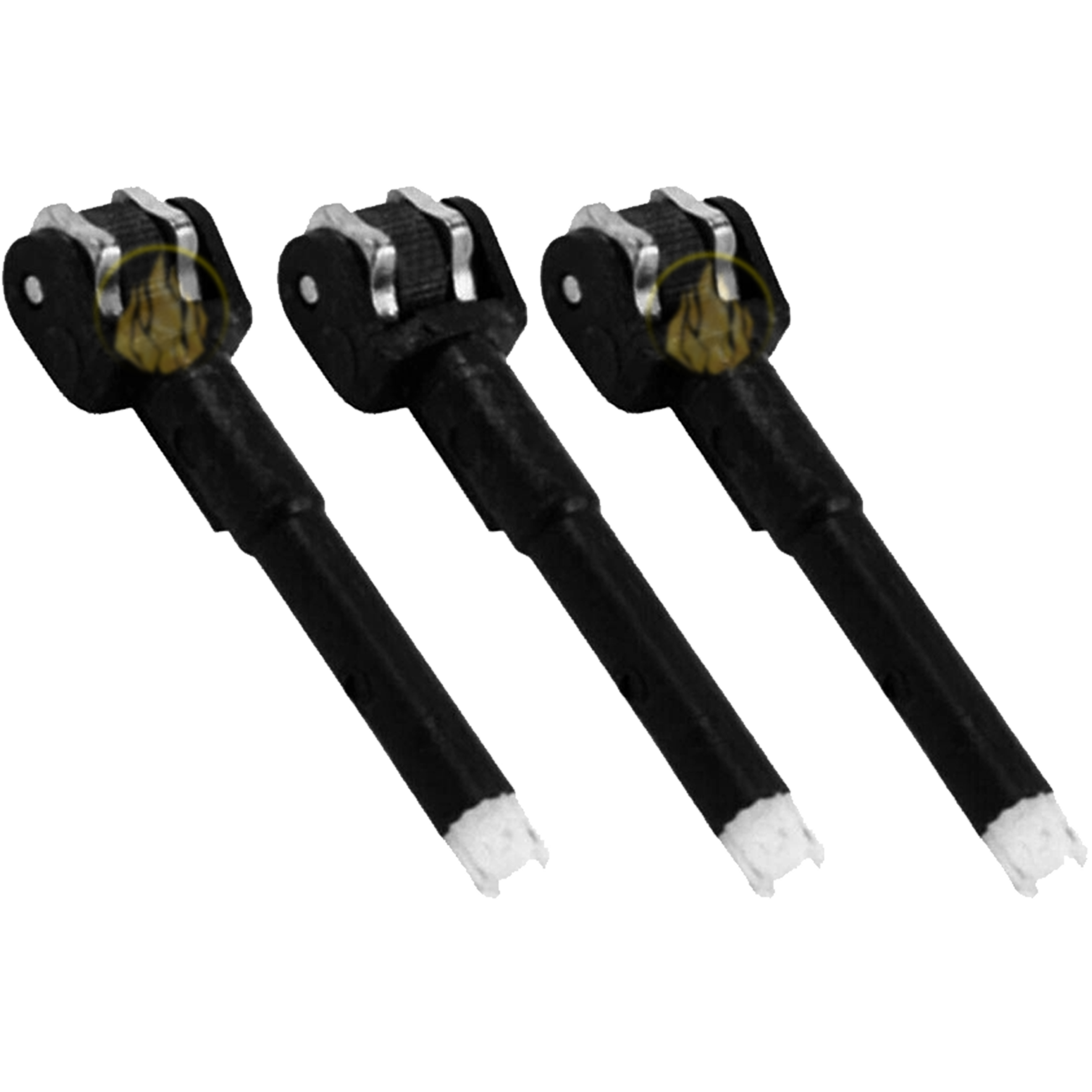 Piedras Flints Clipper Pedernal color negro compatibles con Clipper CP11, Metal y Pocket CP12. CPFS12