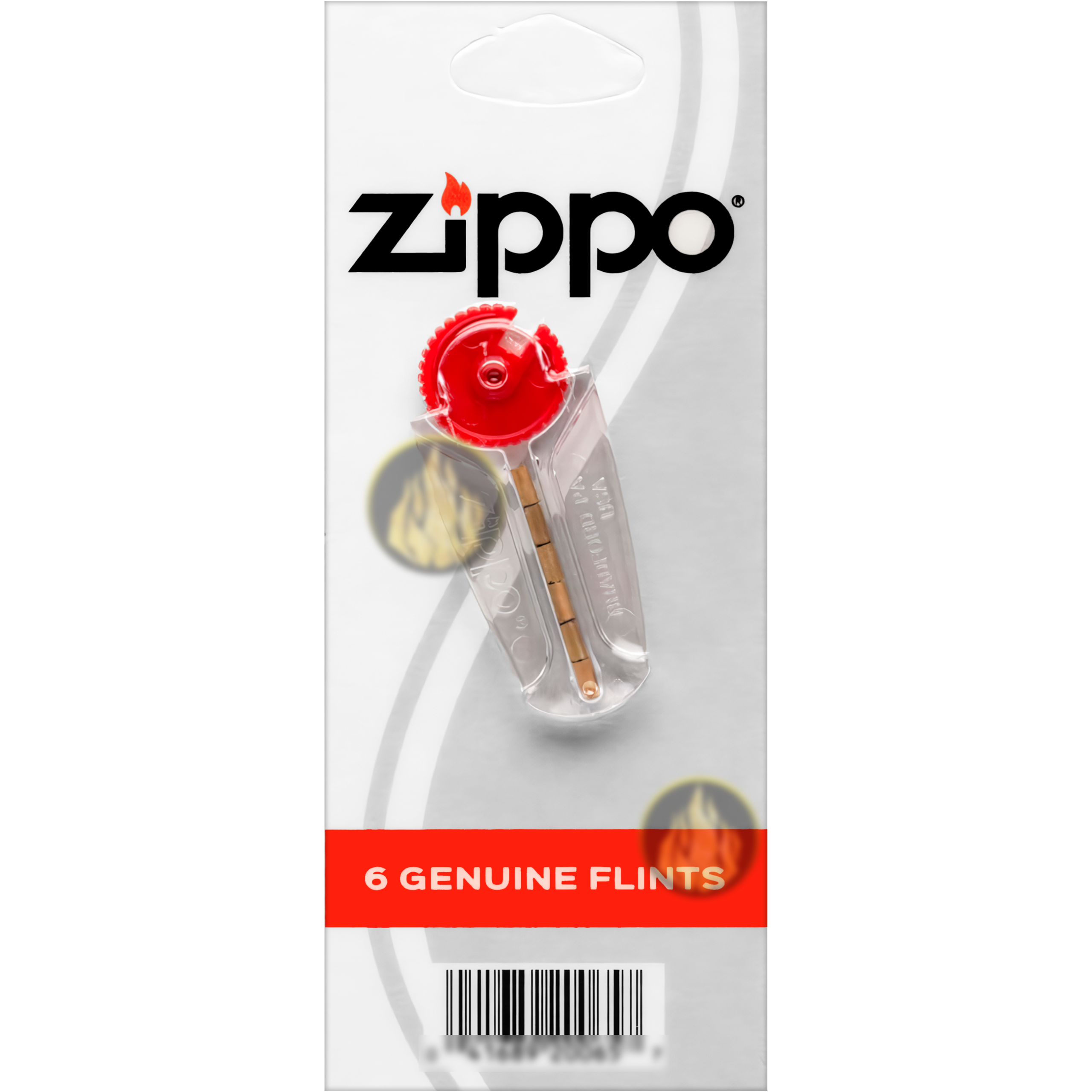 Piedras + Mecha Zippo Original paquete con 6 piedras de pedernal y mecha de algodón para encendedores Zippo MZ2406-C