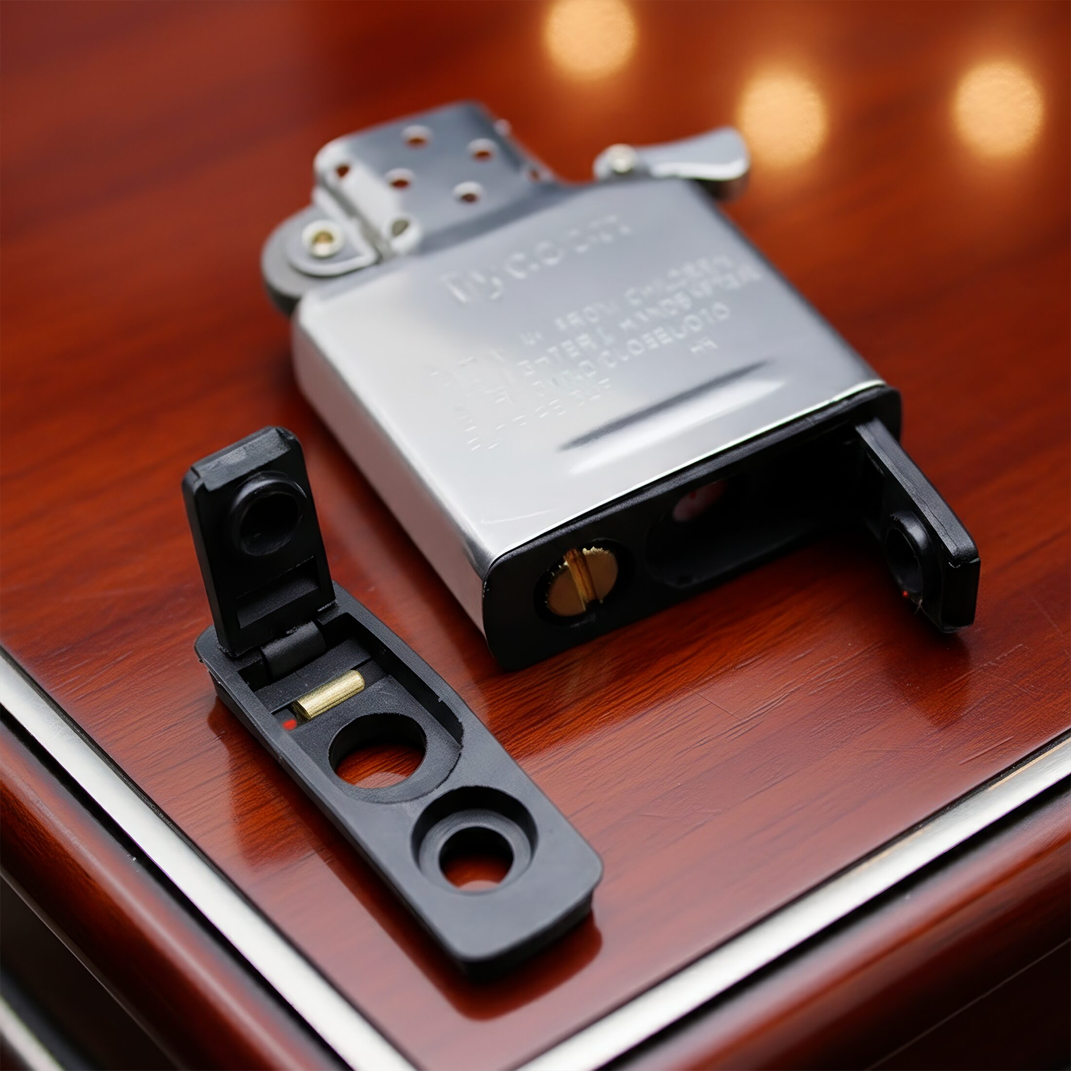 Repuesto Almohadilla Zippo de fieltro universal color negro compatible con encendedores Zippo y Zorro. RAT