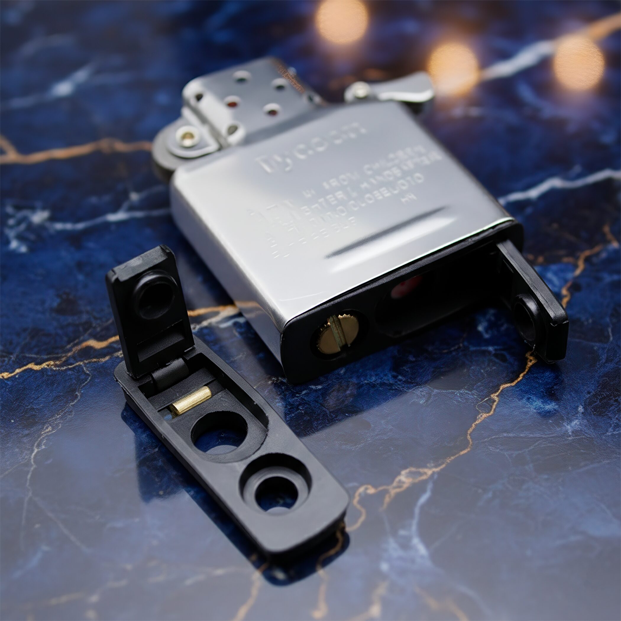 Repuesto Almohadilla Zippo de fieltro universal color negro compatible con encendedores Zippo y Zorro. RAT