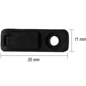 Repuesto Almohadilla Zippo de fieltro universal color negro compatible con encendedores Zippo y Zorro. RAT