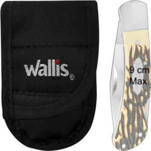 Funda Para Navaja Poliéster Velcro Reforzada Medida Max 9 cm