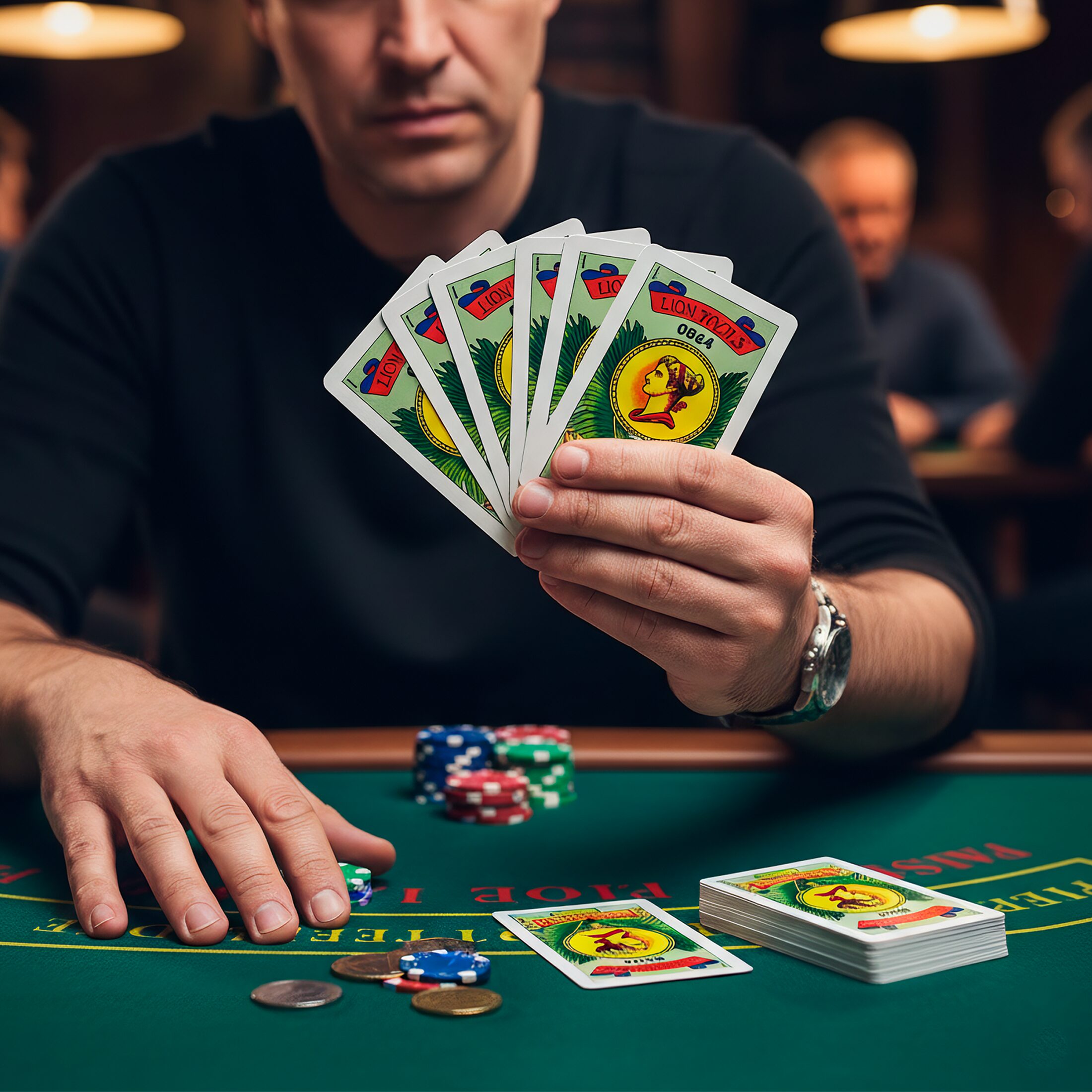 Baraja Española De Papel marca Lion Tools modelo 0864 con cartas de alta calidad para juegos de mesa