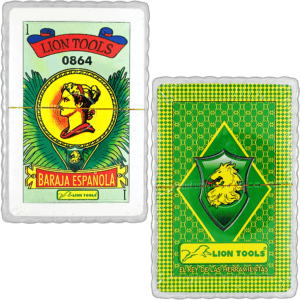 Baraja Española De Papel marca Lion Tools modelo 0864 con cartas de alta calidad para juegos de mesa