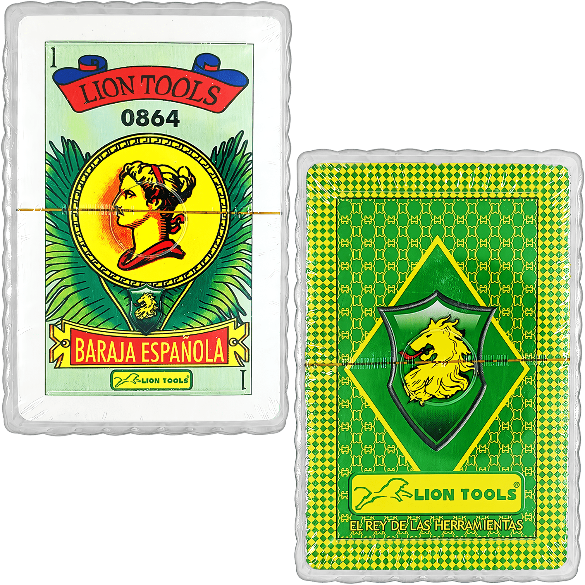 Baraja Española De Papel marca Lion Tools modelo 0864 con cartas de alta calidad para juegos de mesa