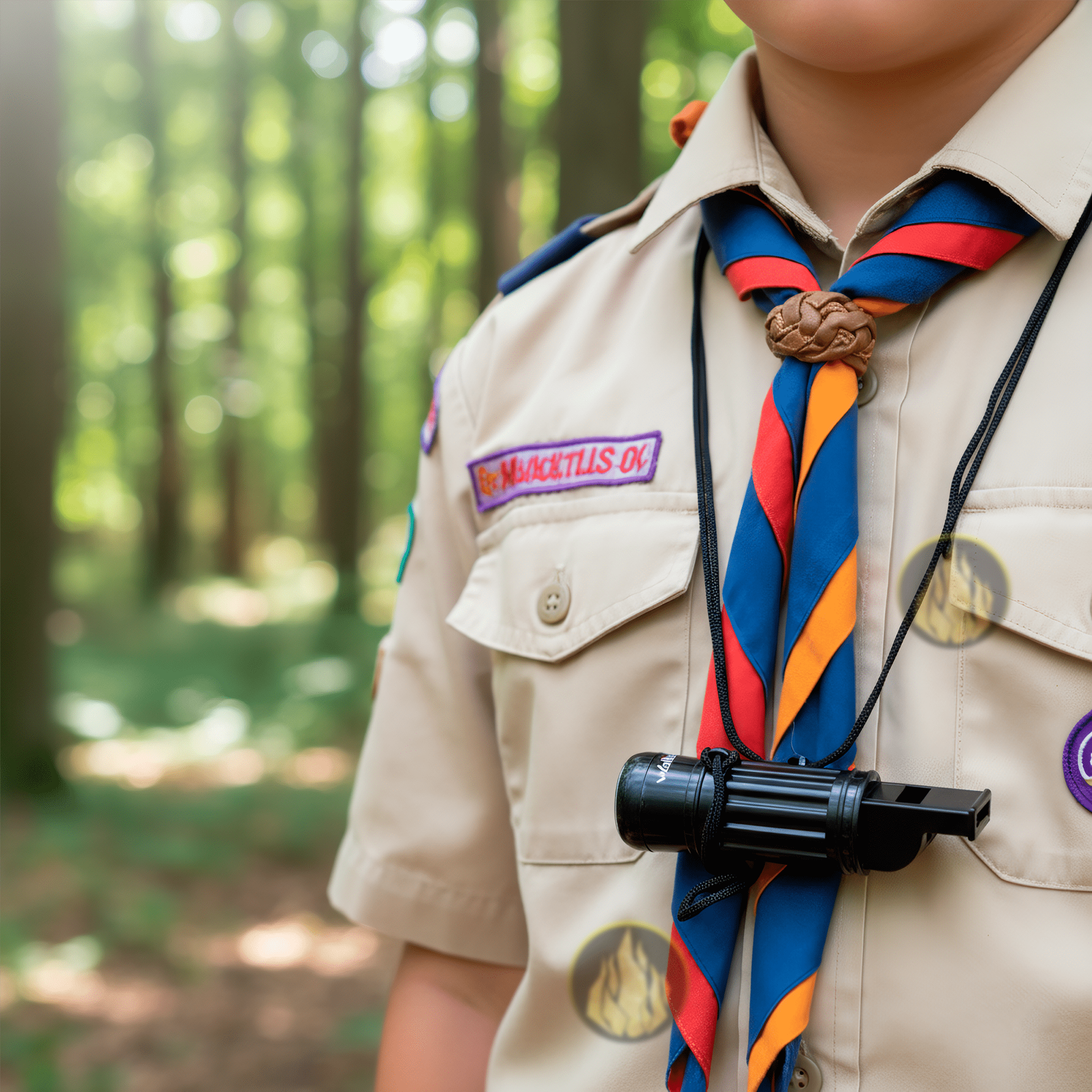 Brújula Scout Silbato Pedernal Wallis con cordón colgante y herramientas de supervivencia modelo C270307 Brújula Scout Silbato Pedernal Wallis con espejo de señalización y compartimiento seguro