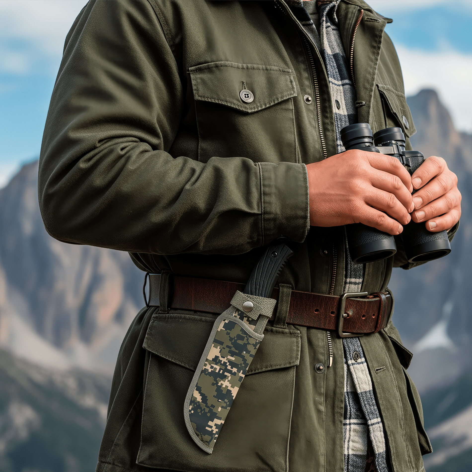 Cuchillo Caza Táctico Campismo Supervivencia Lion Tools con hoja de acero inoxidable 420 y funda de nylon para cinturón. marca Lion Tools modelo 9403 con hoja afilada de 17.7 cm y mango resistente.