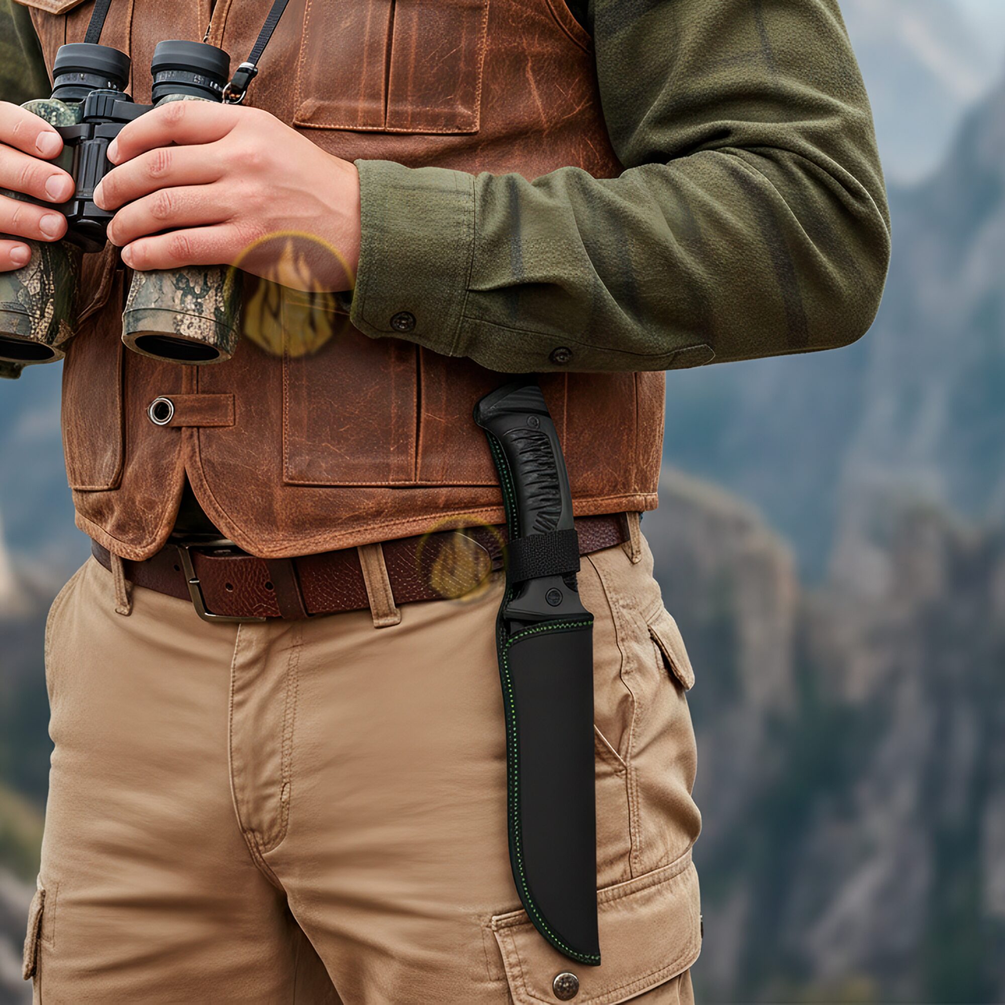 Cuchillo Táctico Acero Inoxidable Lion Tools con hoja de 19 cm y funda de nylon para cinturón, ideal para campismo y supervivencia. Cuchillo Táctico Acero Inoxidable marca Lion Tools modelo 9417 con hoja afilada de acero inoxidable 420 y mango resistente.