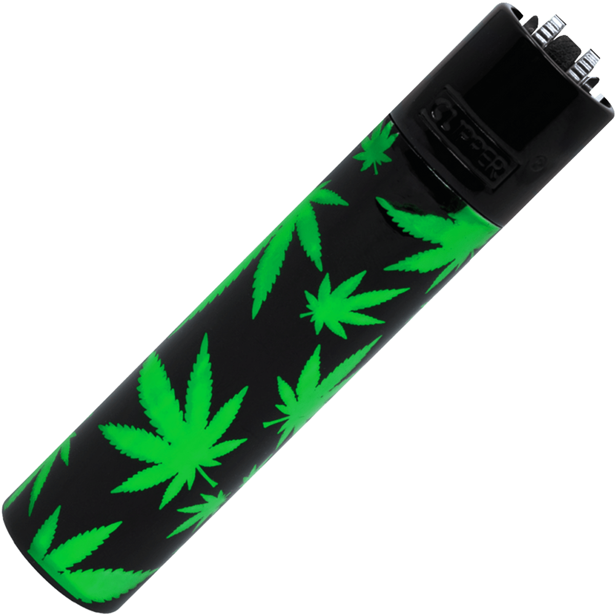 Encendedor Clipper Green Leaves Recargable Premium + Estuche - Imagen 7