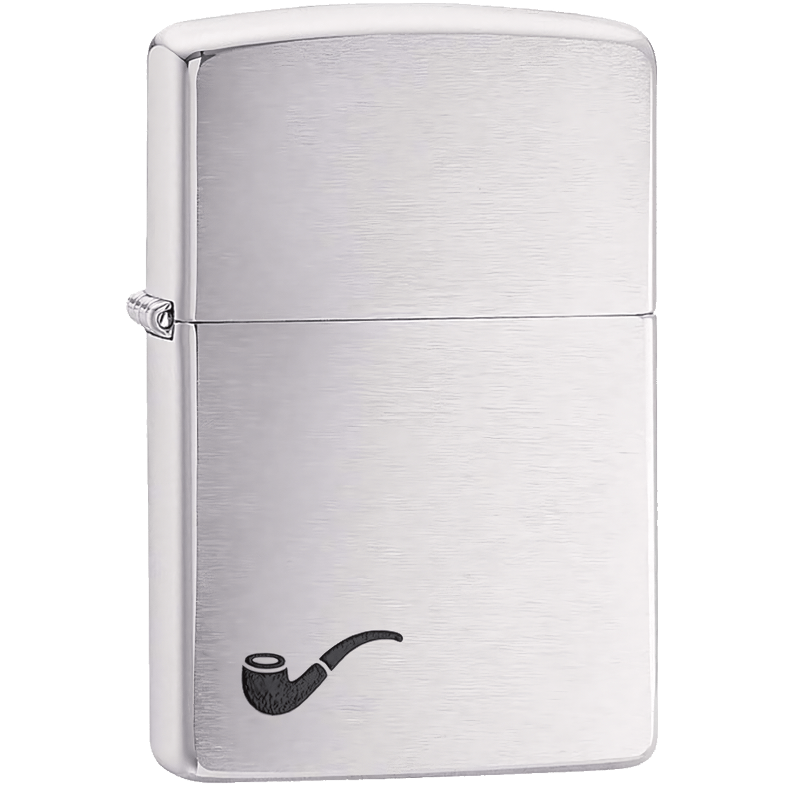 Encendedor Zippo Cromado Para Pipa original modelo MZ200-PL acabado cromado diseño especial para encender pipas resistente al viento fabricado en USA marca Zippo