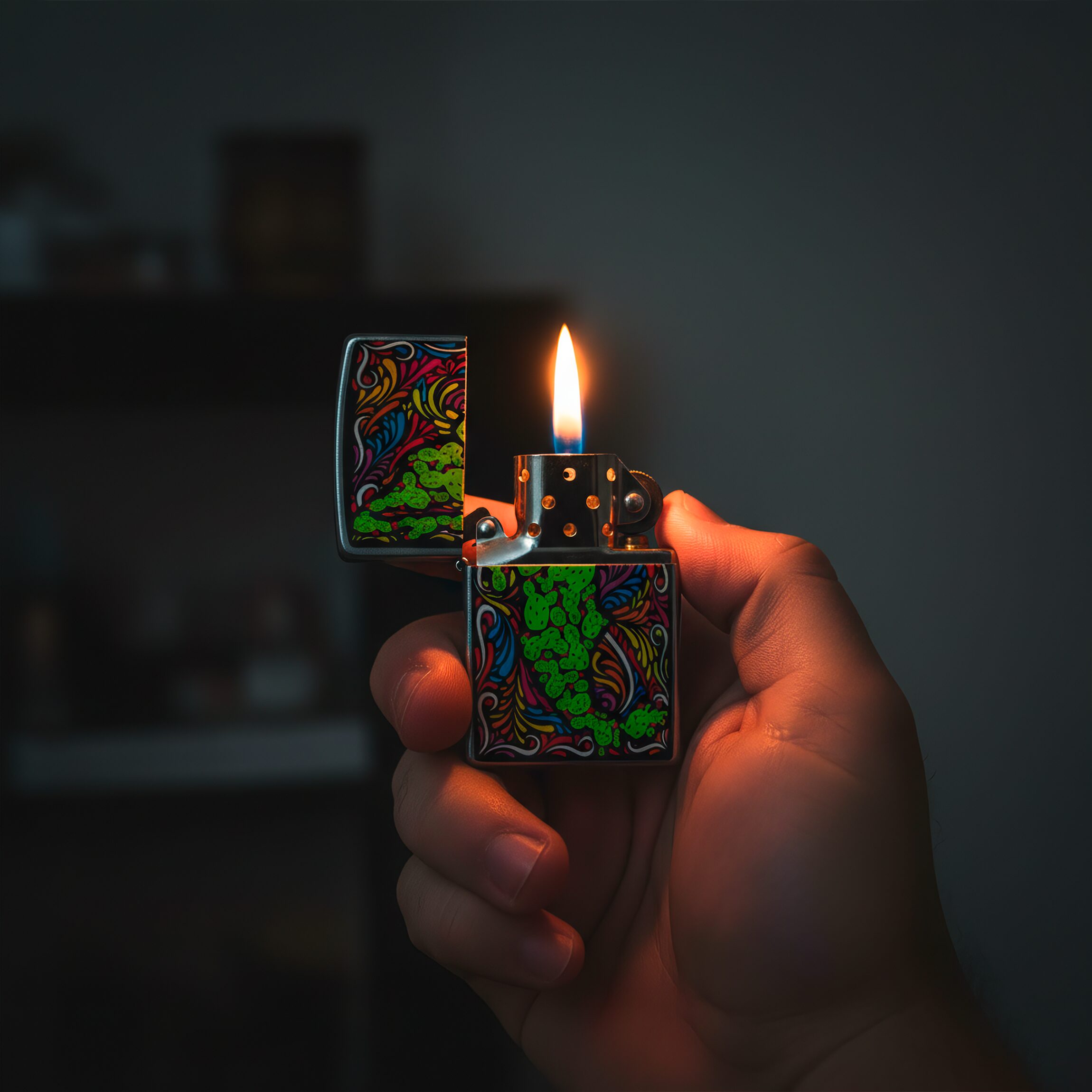 Encendedor Zippo Diseña Tu Mexico Mexipalli original con diseño a prueba de viento y acabado duradero Encendedor Zippo Diseña Tu Mexico marca Zippo modelo MZ207-MEX12 con sistema recargable y estilo mexicano