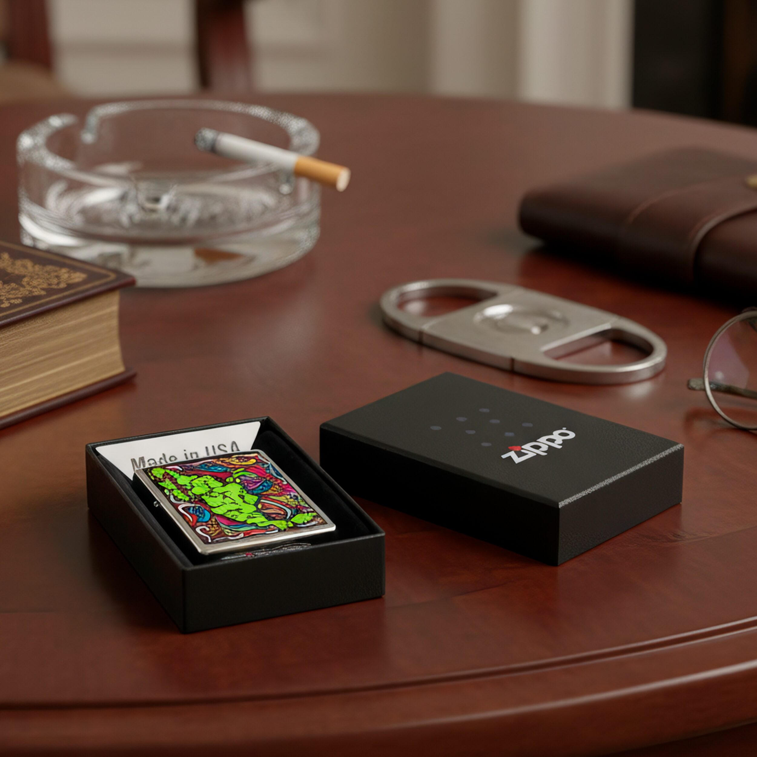 Encendedor Zippo Diseña Tu Mexico Mexipalli original con diseño a prueba de viento y acabado duradero Encendedor Zippo Diseña Tu Mexico marca Zippo modelo MZ207-MEX12 con sistema recargable y estilo mexicano