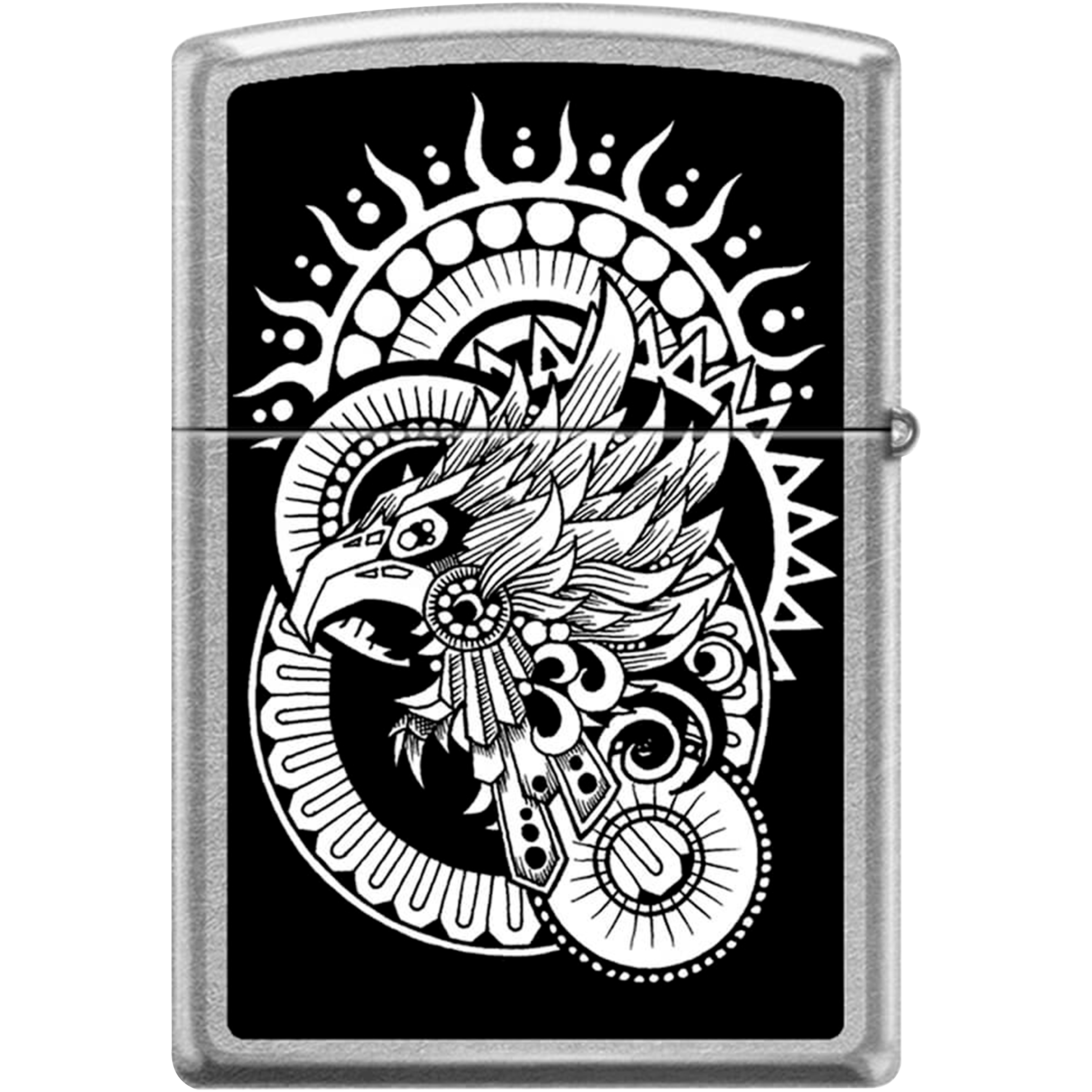 Encendedor Zippo Diseña Tu Mexico El Quinto Sol original con diseño a prueba de viento y acabado resistente Encendedor Zippo Diseña Tu Mexico marca Zippo modelo MZ207-MEX07 con estilo El Quinto Sol y sistema recargable