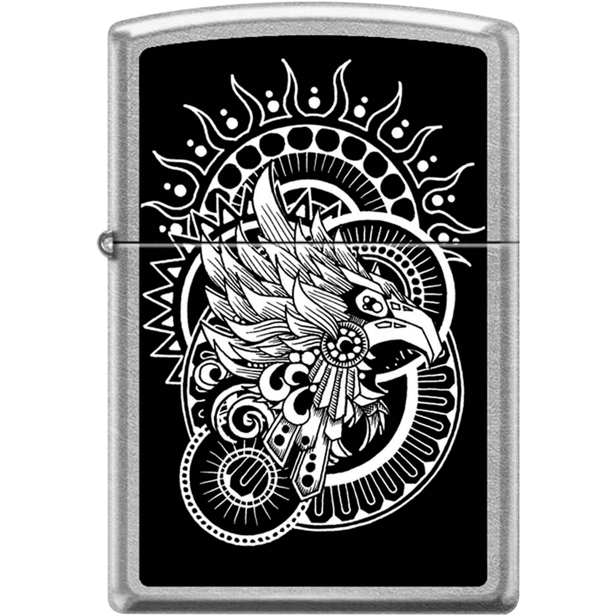 Encendedor Zippo Diseña Tu Mexico El Quinto Sol original con diseño a prueba de viento y acabado resistente Encendedor Zippo Diseña Tu Mexico marca Zippo modelo MZ207-MEX07 con estilo El Quinto Sol y sistema recargable