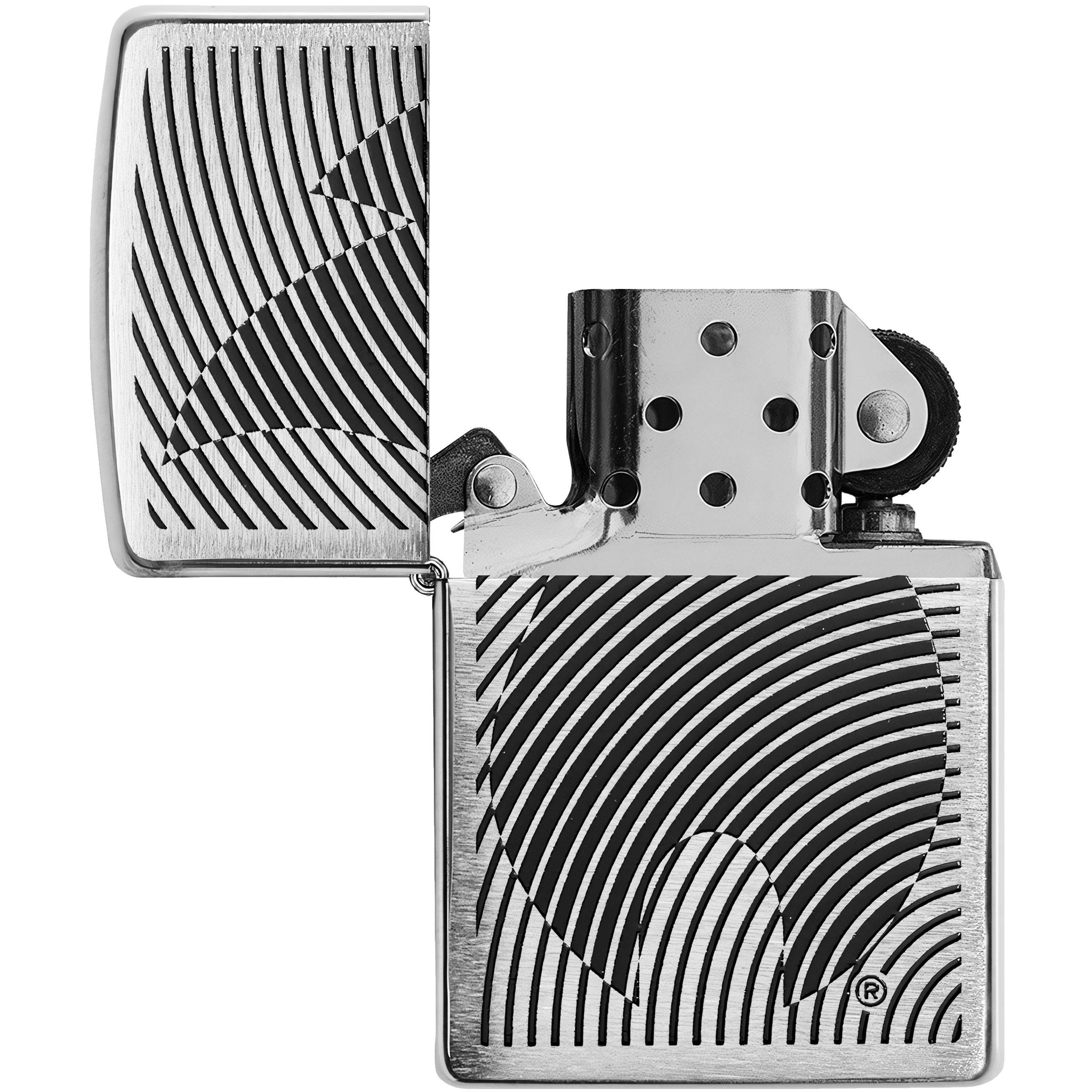 Encendedor Zippo Ilusión Flama edición especial modelo MZ29429 acabado decorativo original con diseño de flama marca Zippo Encendedor Zippo Ilusión Flama original a prueba de viento con diseño artístico y acabado premium fabricado en USA
