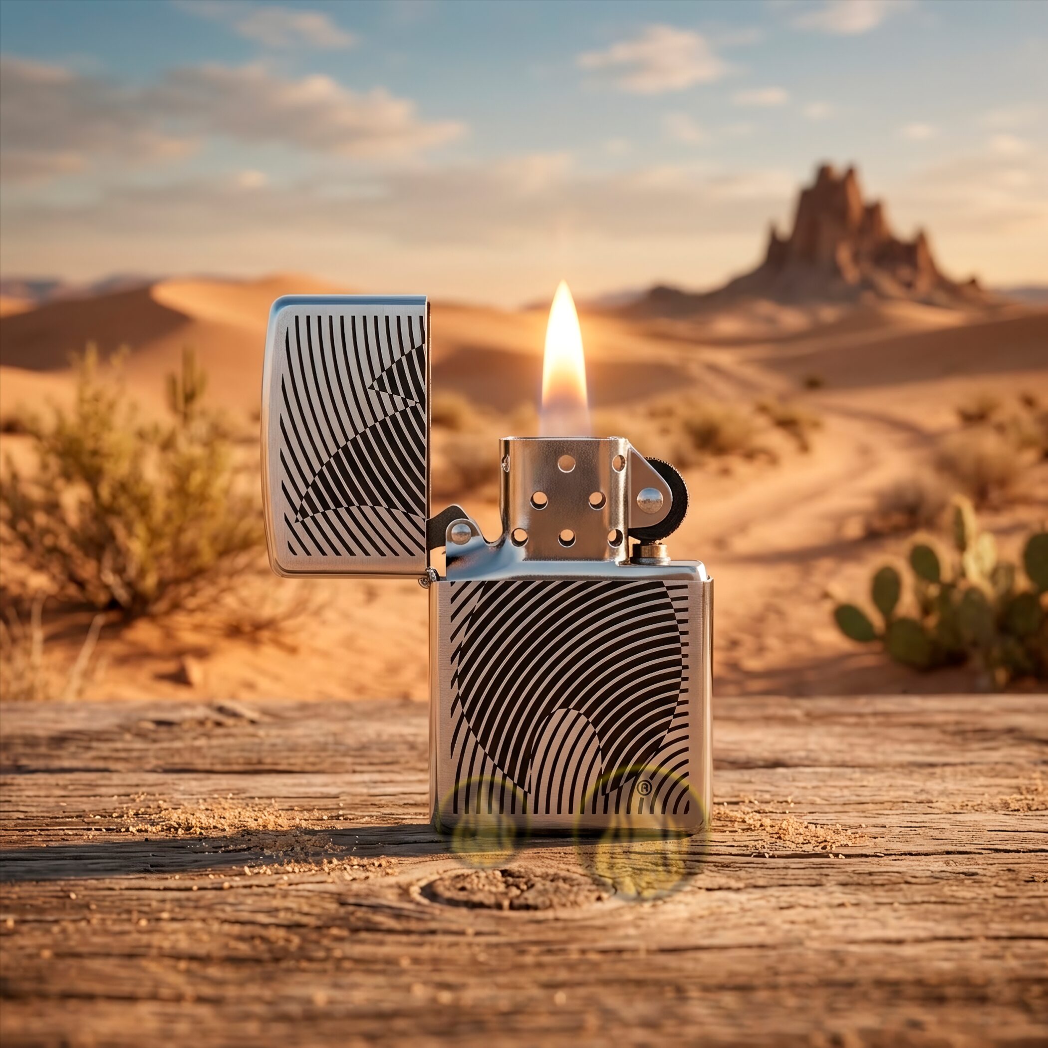 Encendedor Zippo Ilusión Flama edición especial modelo MZ29429 acabado decorativo original con diseño de flama marca Zippo Encendedor Zippo Ilusión Flama original a prueba de viento con diseño artístico y acabado premium fabricado en USA