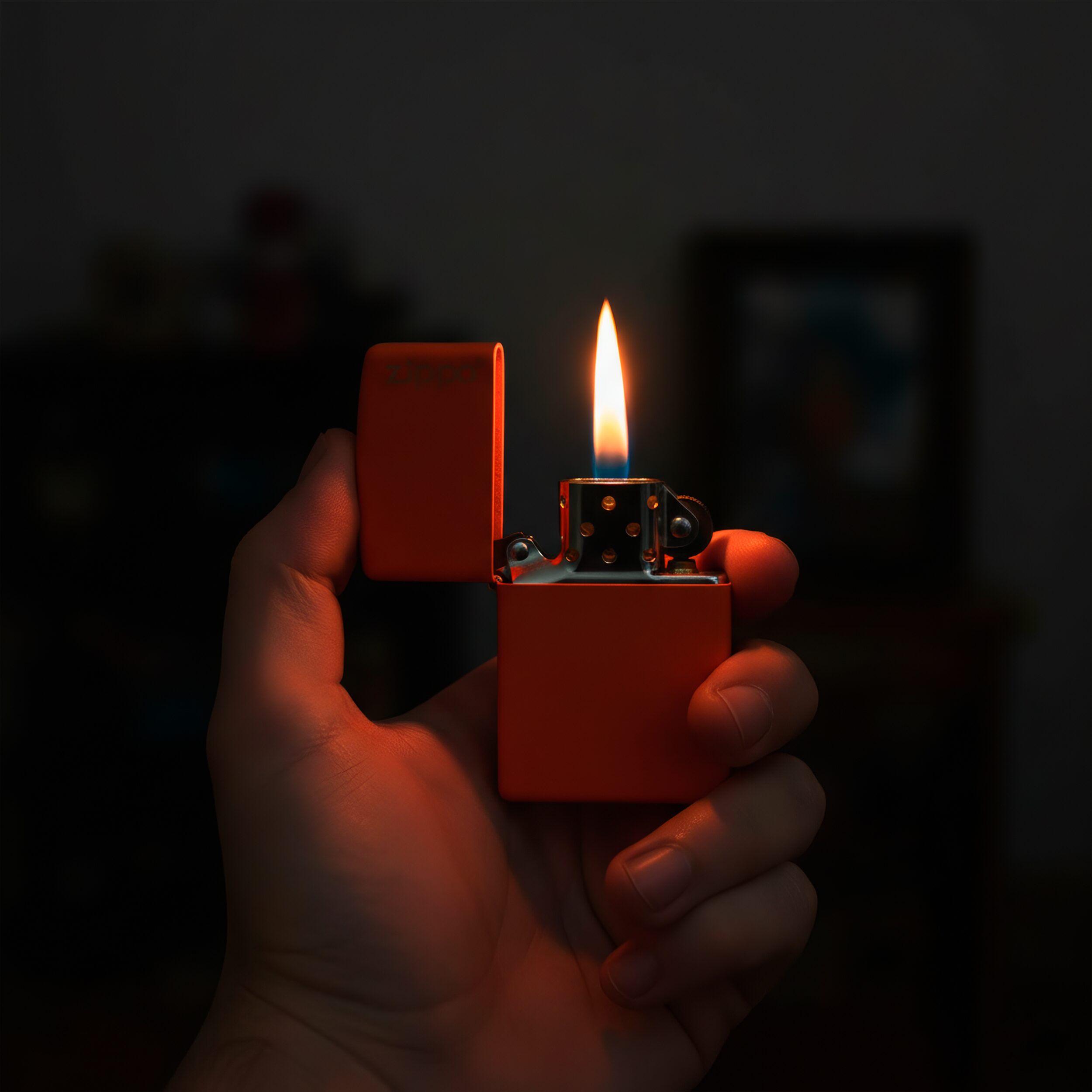 Encendedor Zippo Neon marca Zippo modelo MZ28888-ZL con sistema recargable y estilo moderno color brillante