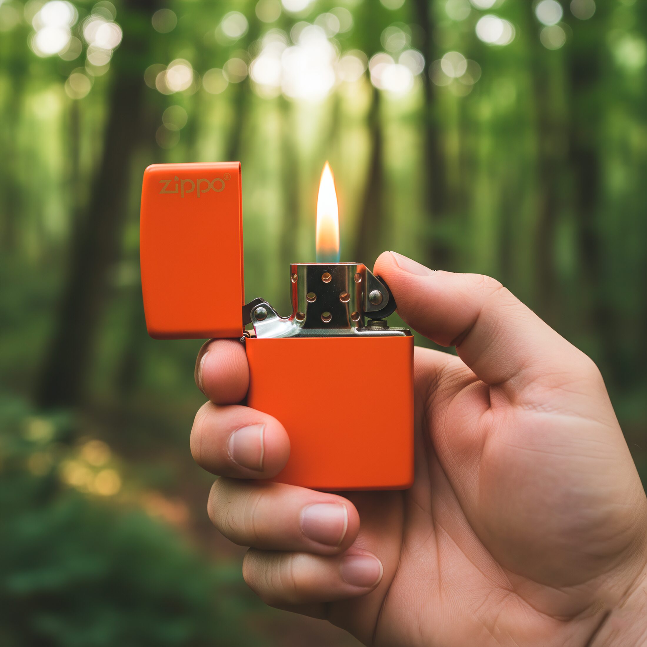 Encendedor Zippo Neon marca Zippo modelo MZ28888-ZL con sistema recargable y estilo moderno color brillante