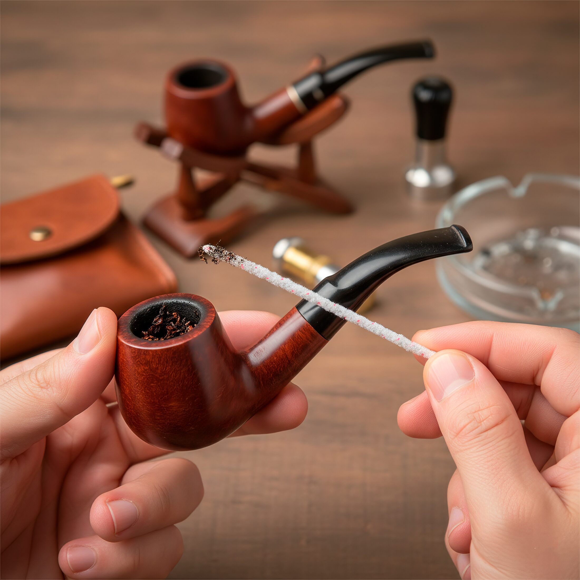 impia Pipas Mazo Fujima con 44 piezas abrasivas para eliminar suciedad en pipas y accesorios Limpia Pipas Mazo Fujima hebras abrasivas de 15.5 cm para limpieza profunda y eficaz FEW-P60