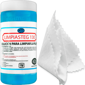 Líquido Limpiador Plata Limpiasteg 130 de 240 ml con paño para limpieza de joyería de plata Líquido Limpiador Plata Limpiasteg 130 solución limpiadora para cadenas, anillos y pulseras 2644