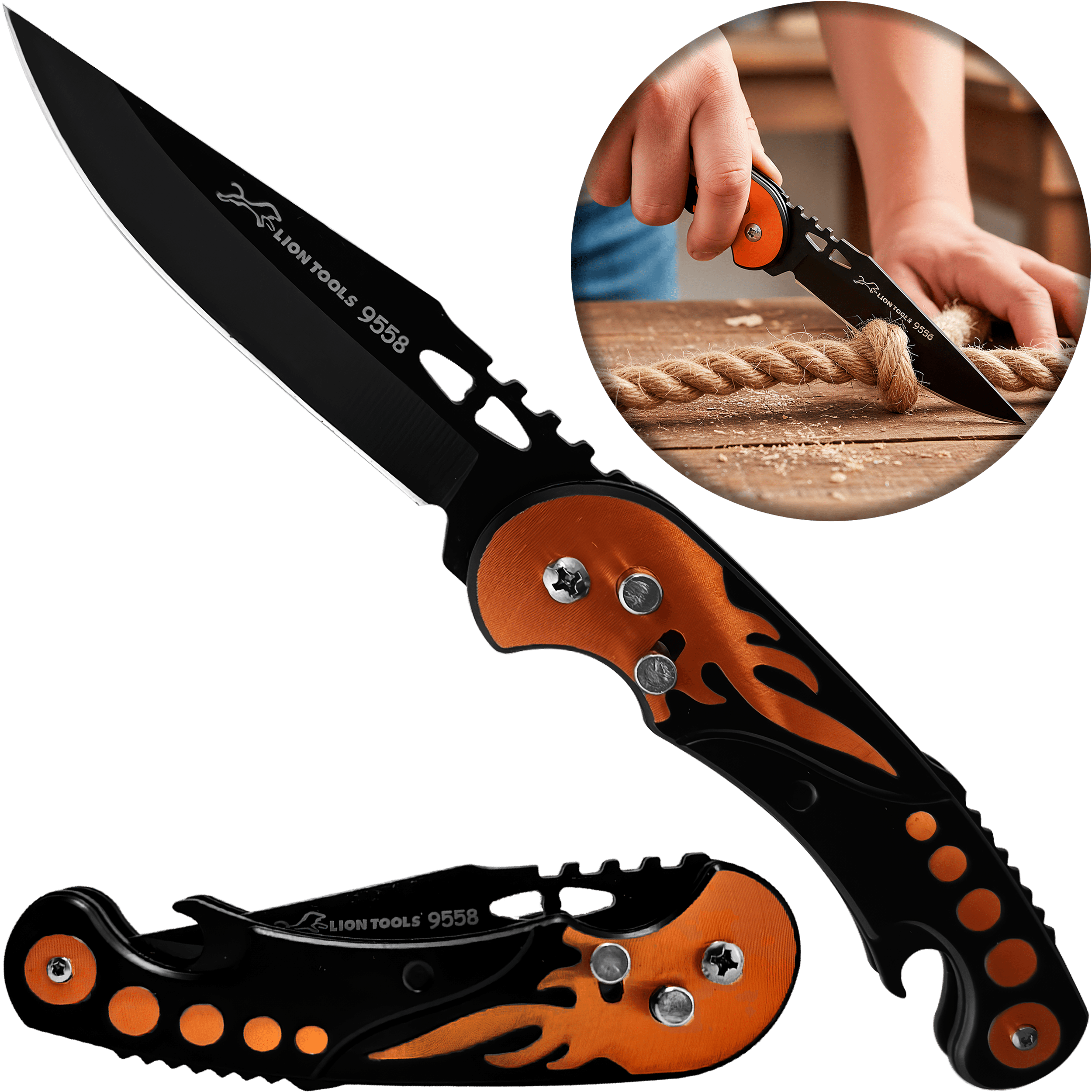 navaja-automatica-de-acero-apertura-boton 9558 PORT