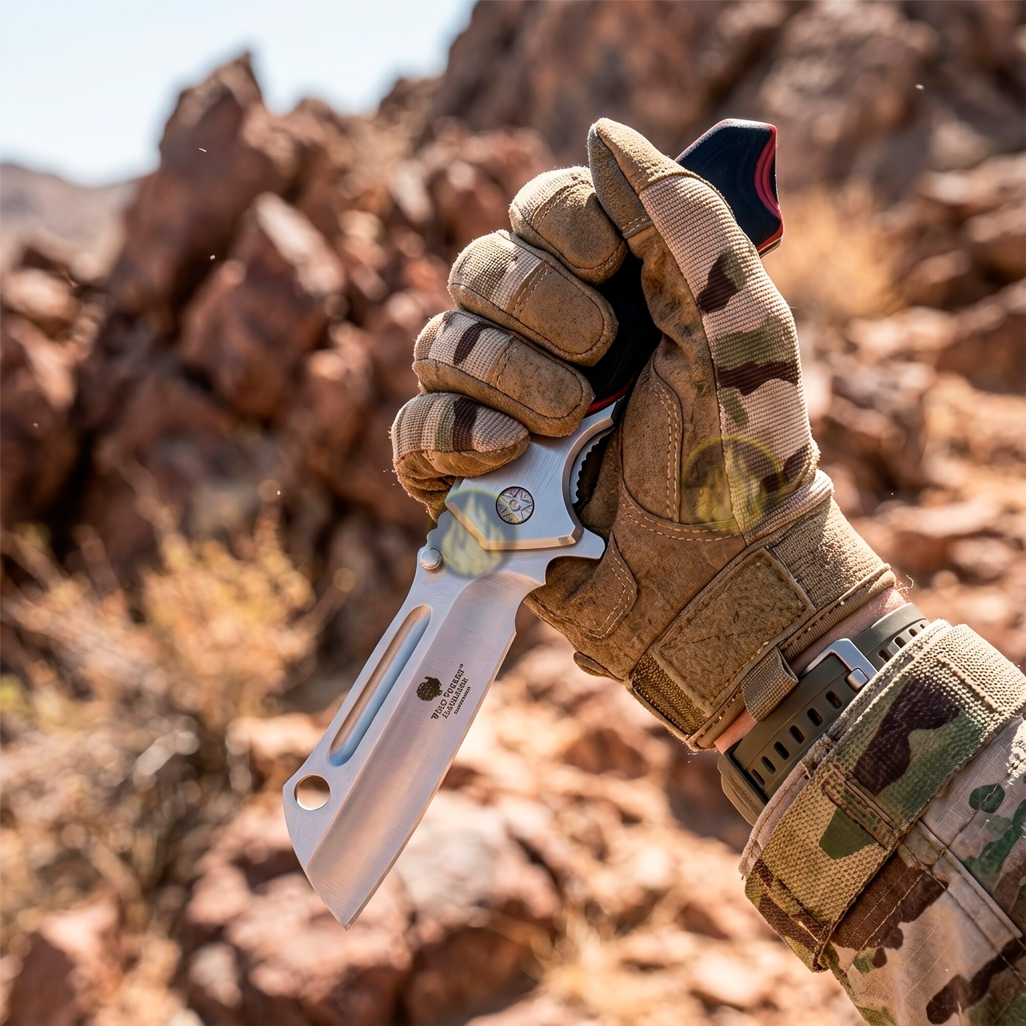 Navaja Automática Tactica Wild Turkey con hoja de acero inoxidable 420 y cachas de madera negra Navaja Automática Tactica marca Wild Turkey modelo WT-1096WD con apertura automática y clip